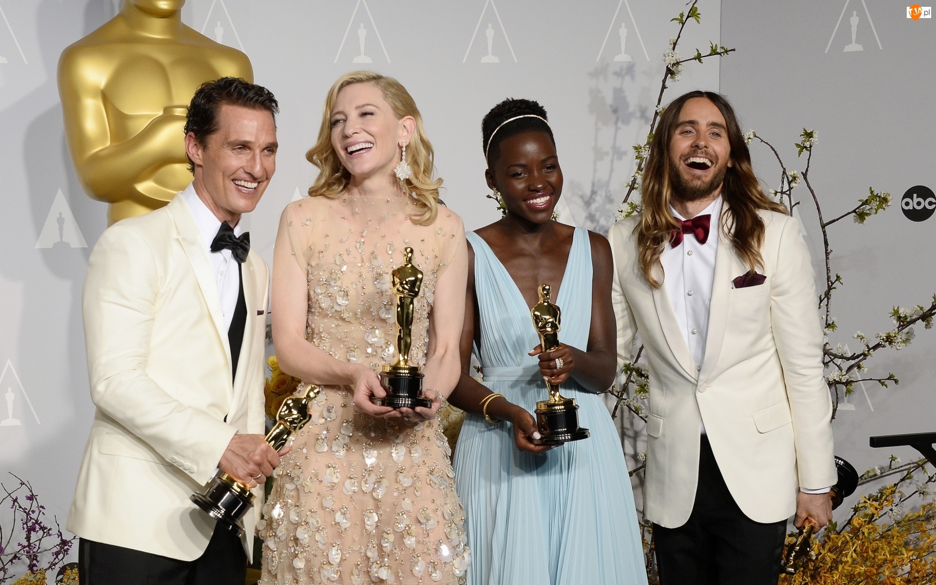 Jared Leto, Matthew McConaughey, Cate Blanchett, Oscary 2014, Lupita Nyong, Aktorzy