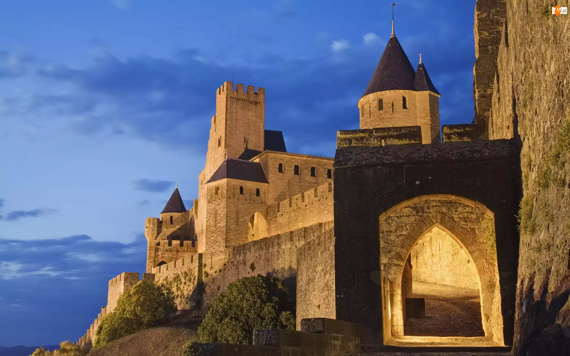 Francja, Forteca, Miasto Carcassonne