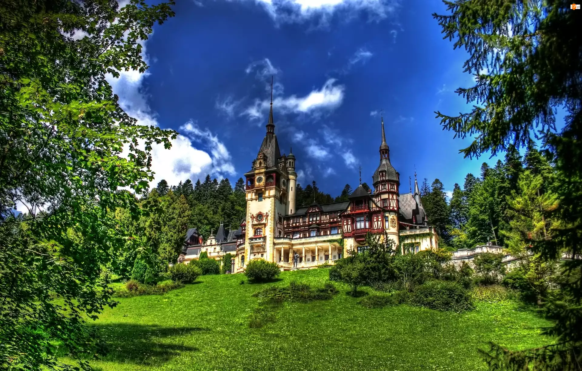Rumunia, Zamek, Ogród