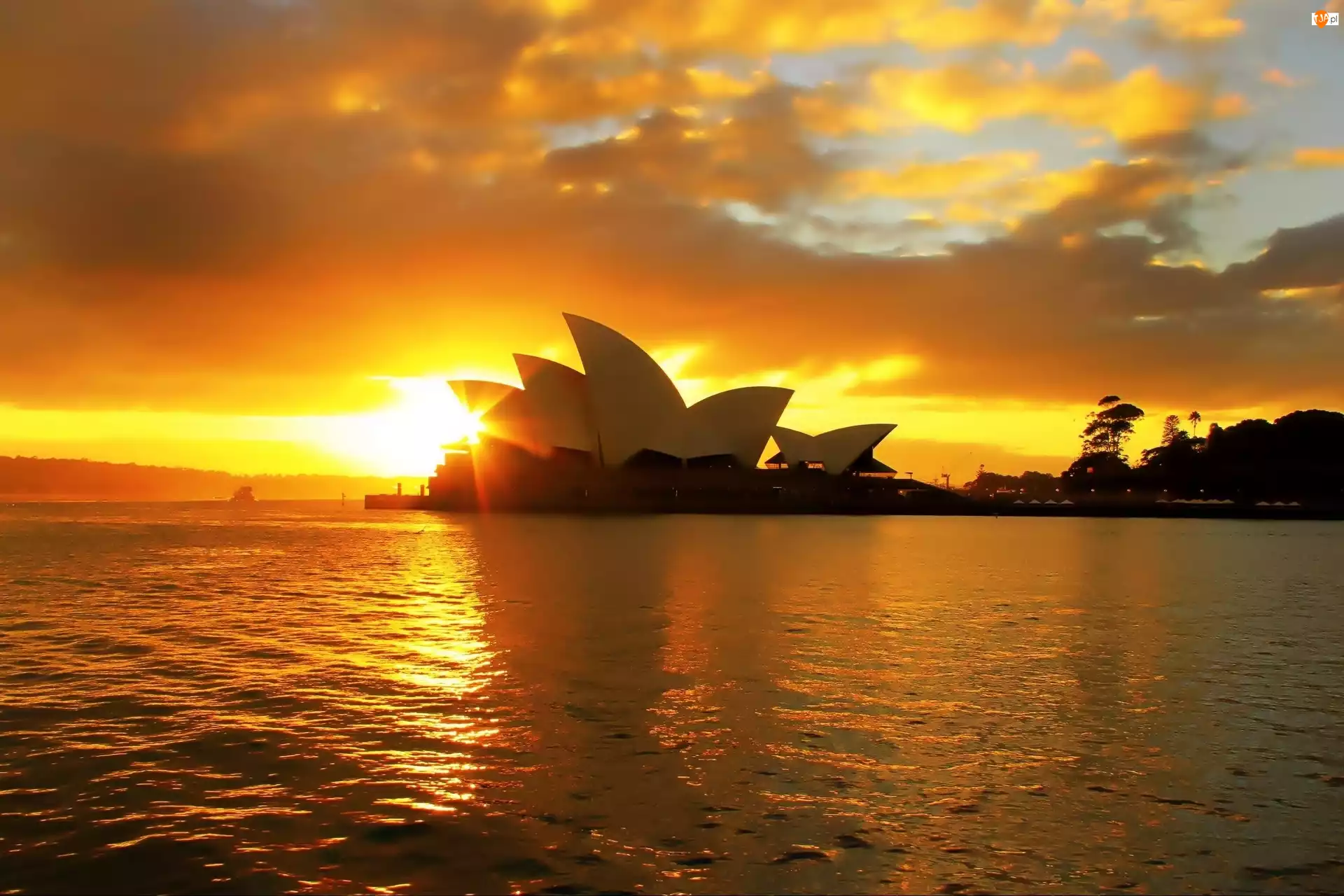 Zachód Słońca, Opera w Sydney, Australia