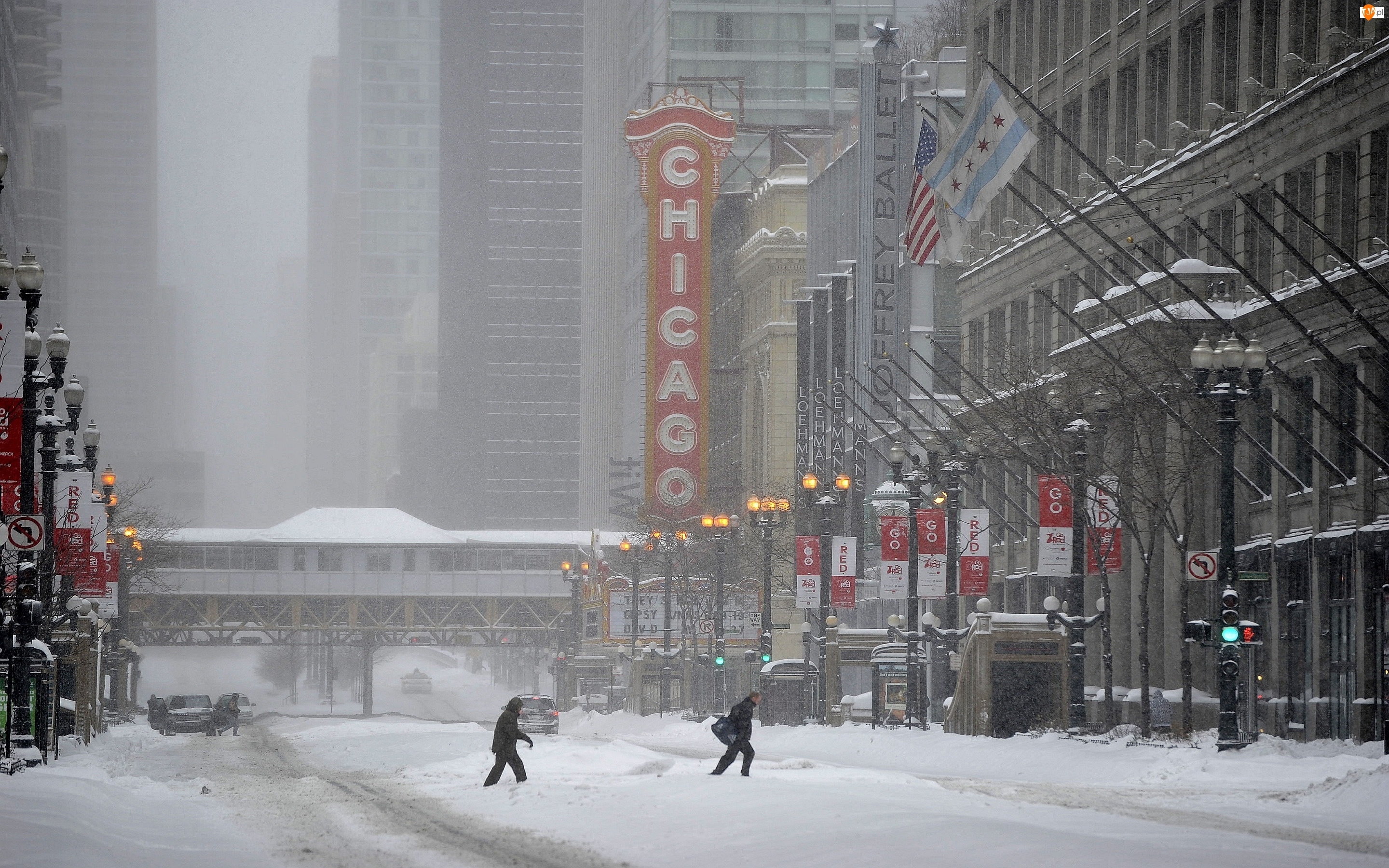 Zima, Stany Zjednoczone, Chicago, Miasto