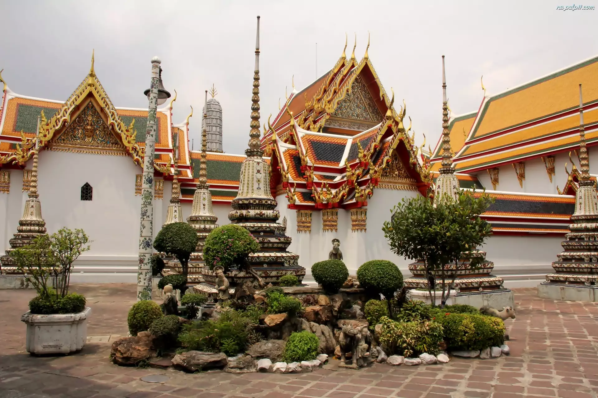Świątynia, Bangkok, Buddy, Azja