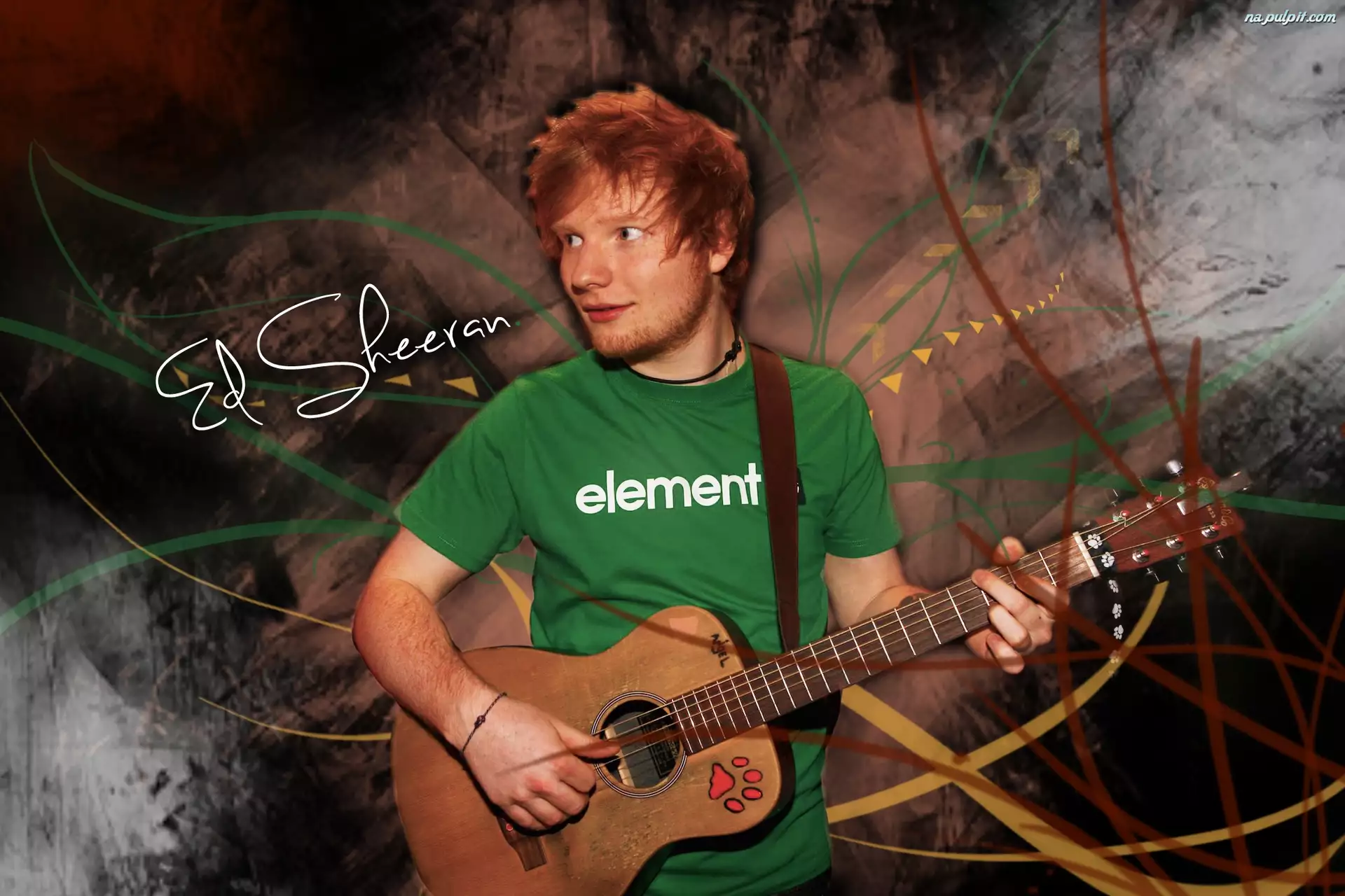 Ed Sheeran, Edward Christopher Sheeran, Piosenkarz, Gitara