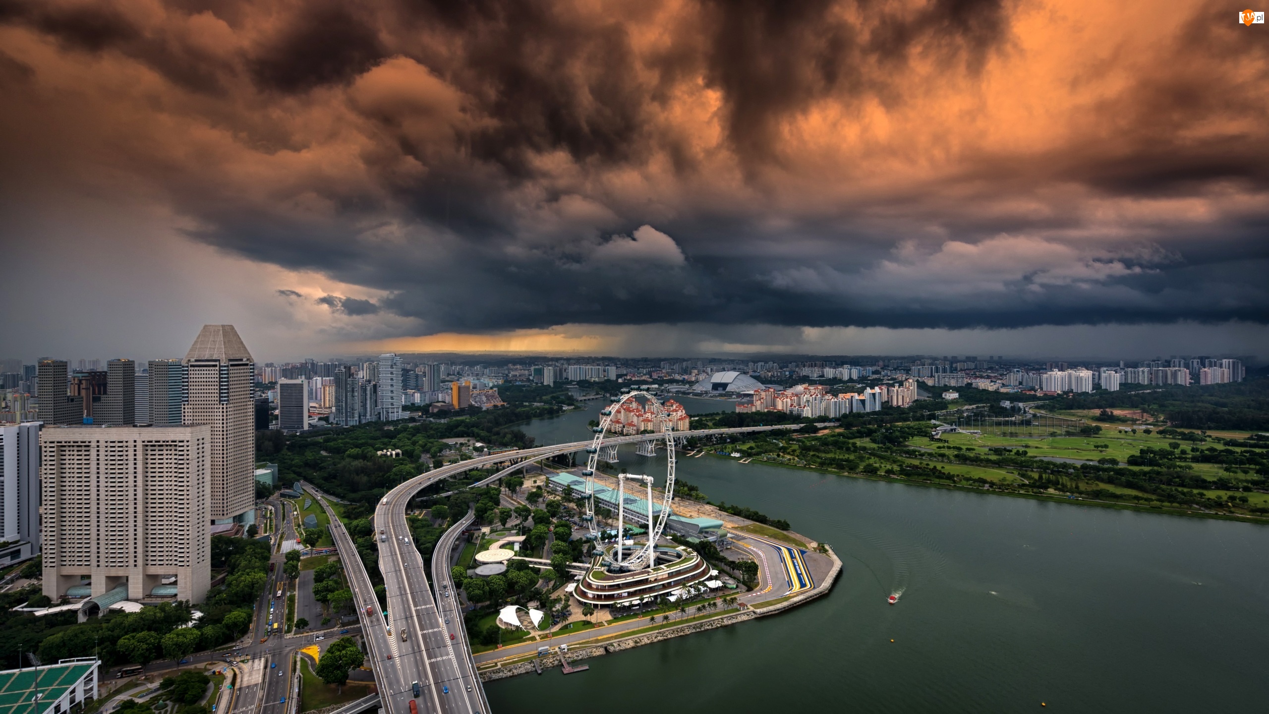 Singapur, Rzeka, Most, Azja