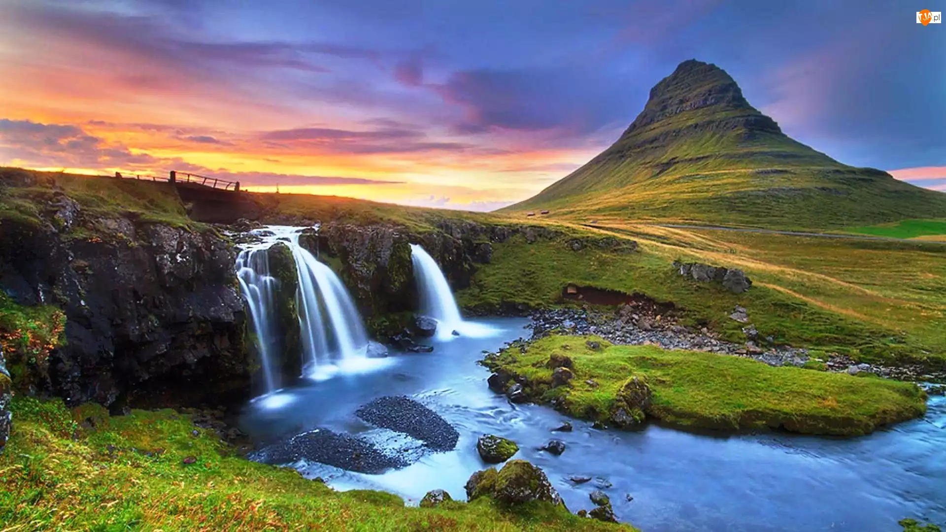 Islandia, Góra, Wodospad