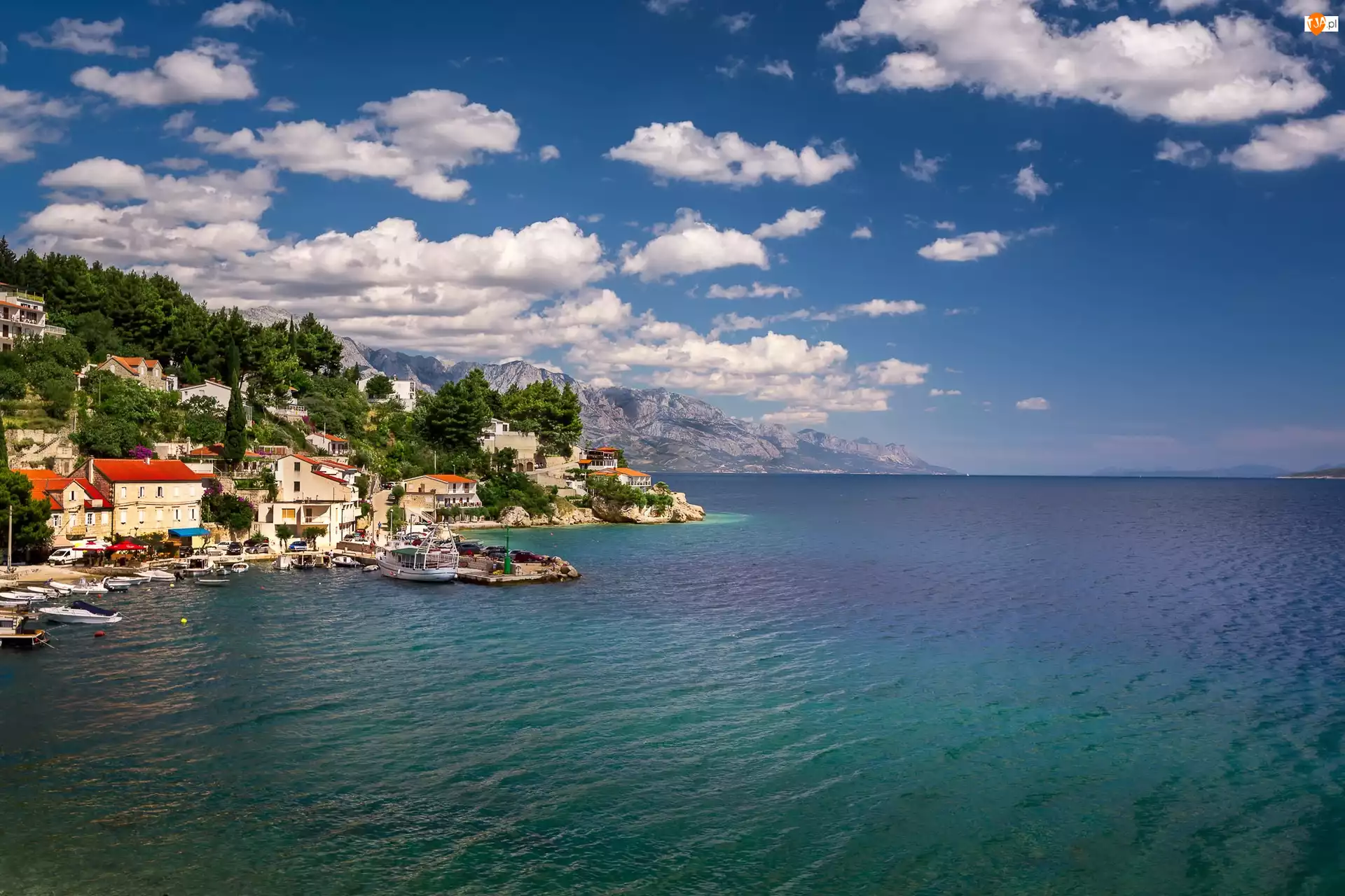 Chorwacja, Wybrzeże, Morze, Góry