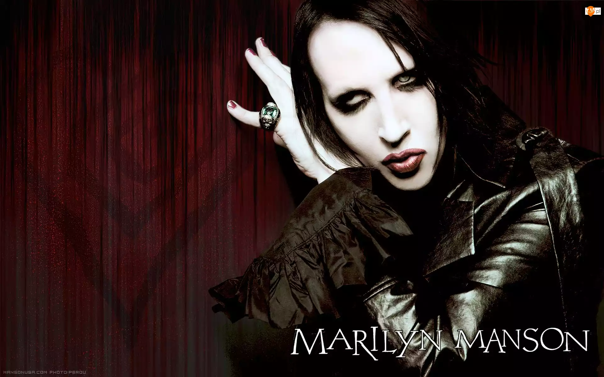 Makijaż, Marilyn Manson, Ostry