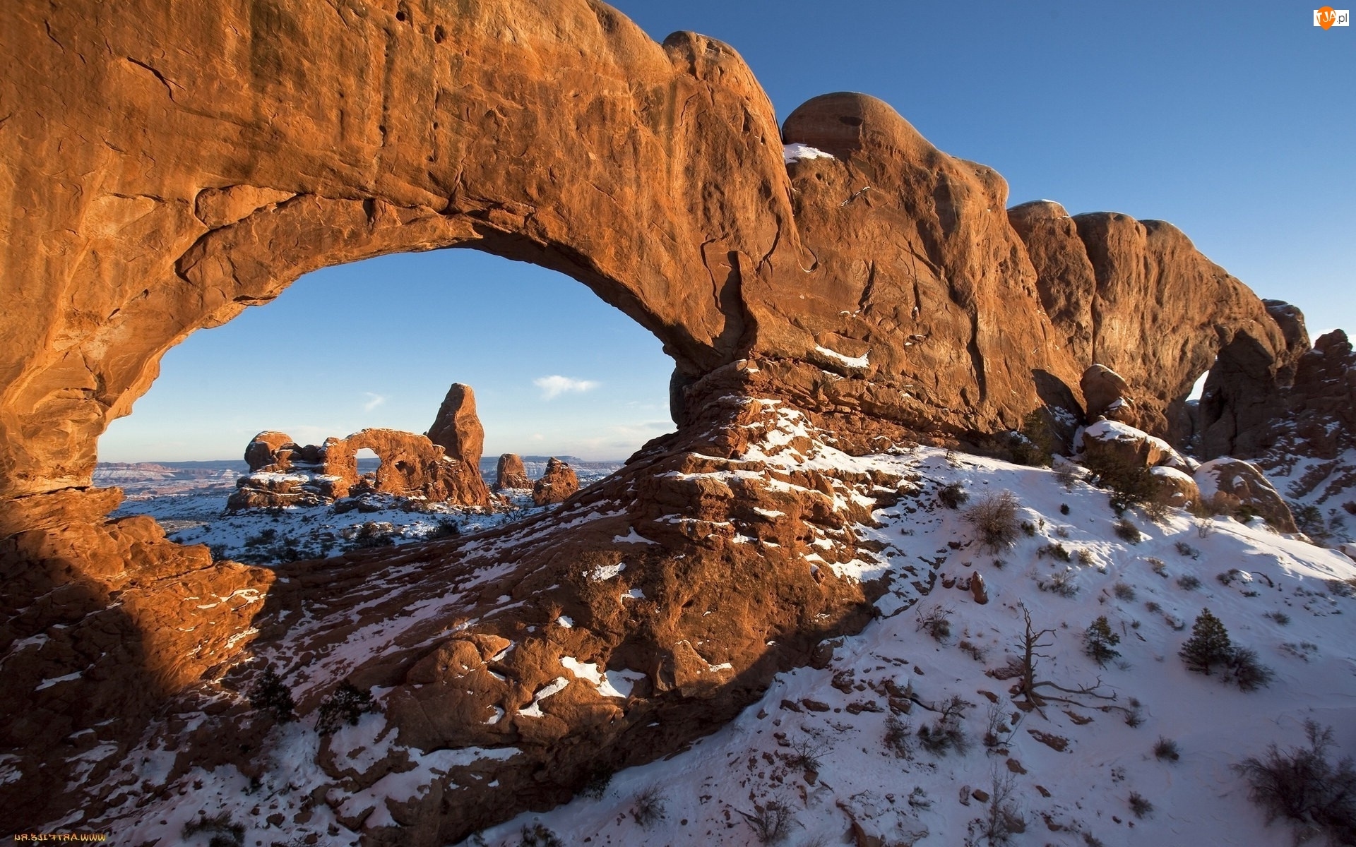 Park Narodowy Arches, Skały, Skalne, Stany Zjednoczone, Formacje, Stan Utah