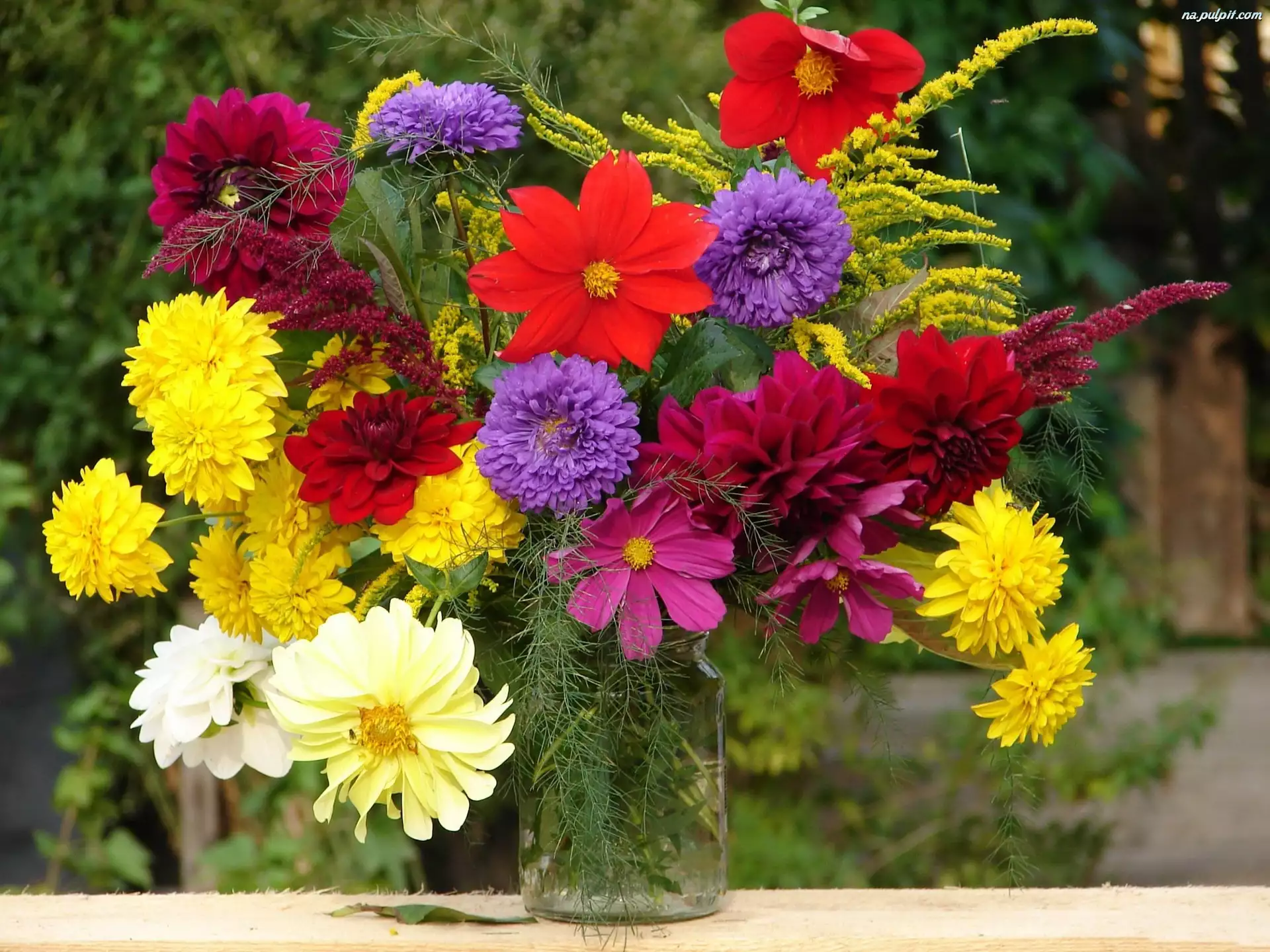 Kolorowe, Bukiet, Kwiaty