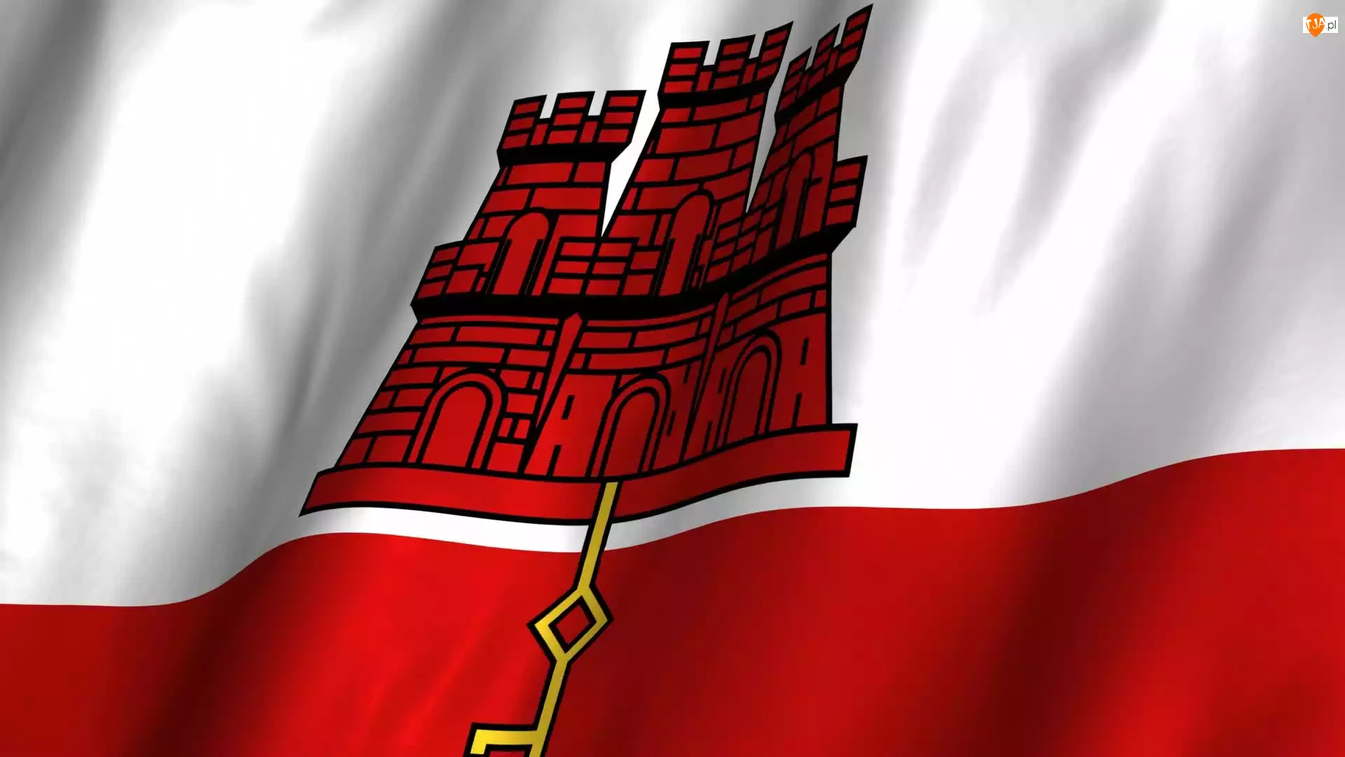 Zamorskie, Flaga, Gibraltar, Terytorium