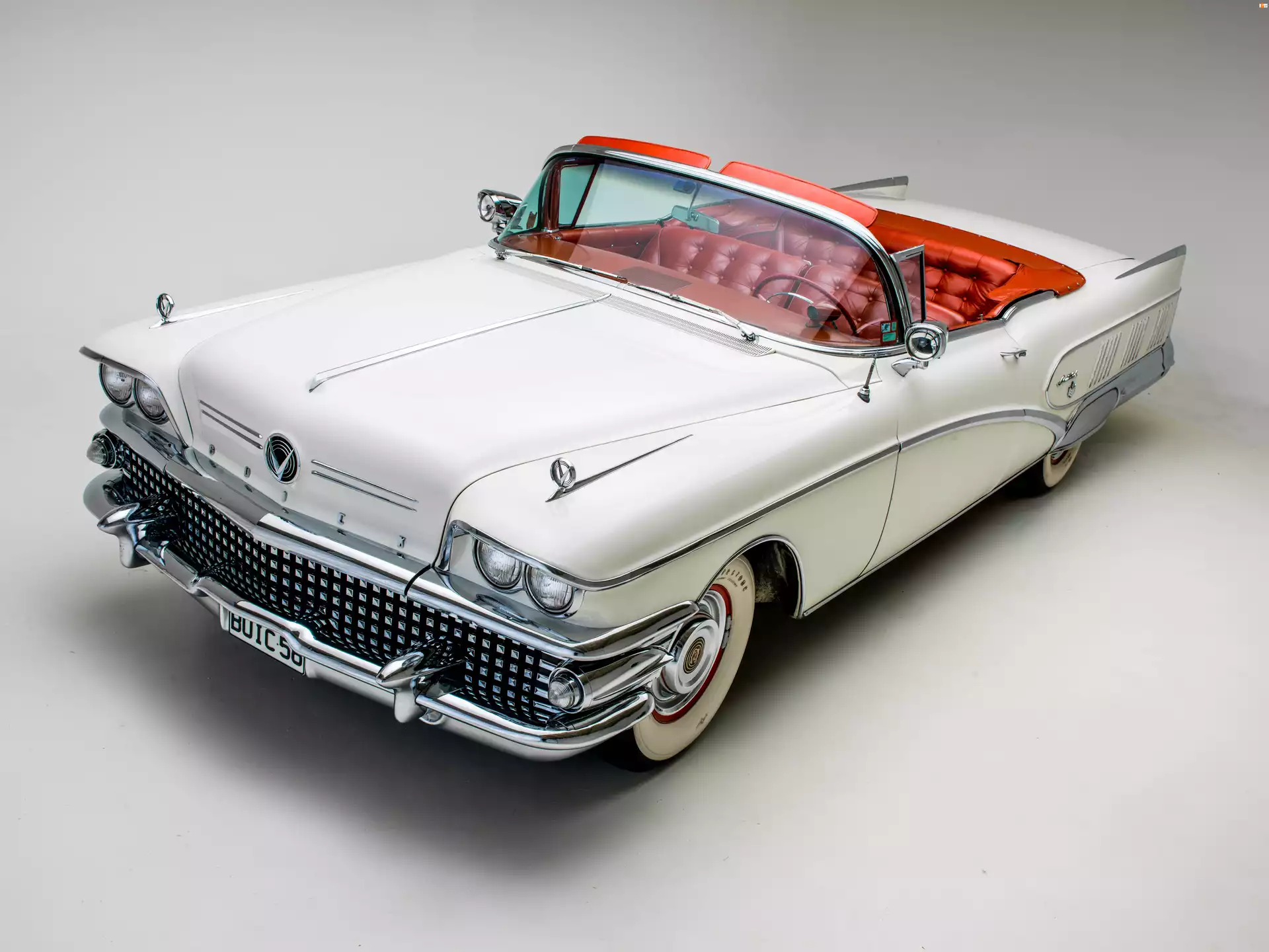 1958, Samochód, Retro, Buick
