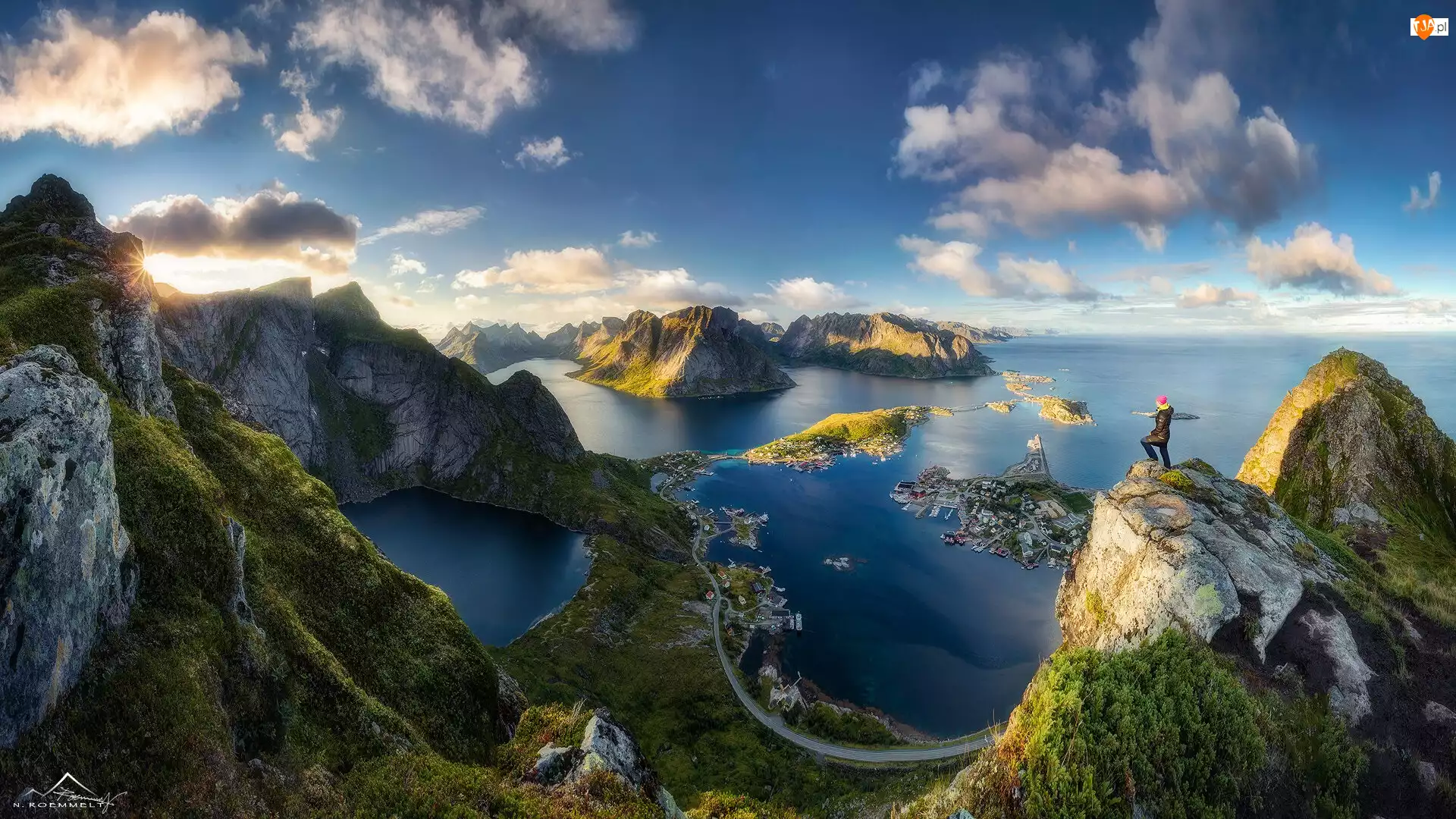 Góry, Wybrzeże, Norwegia, Morze