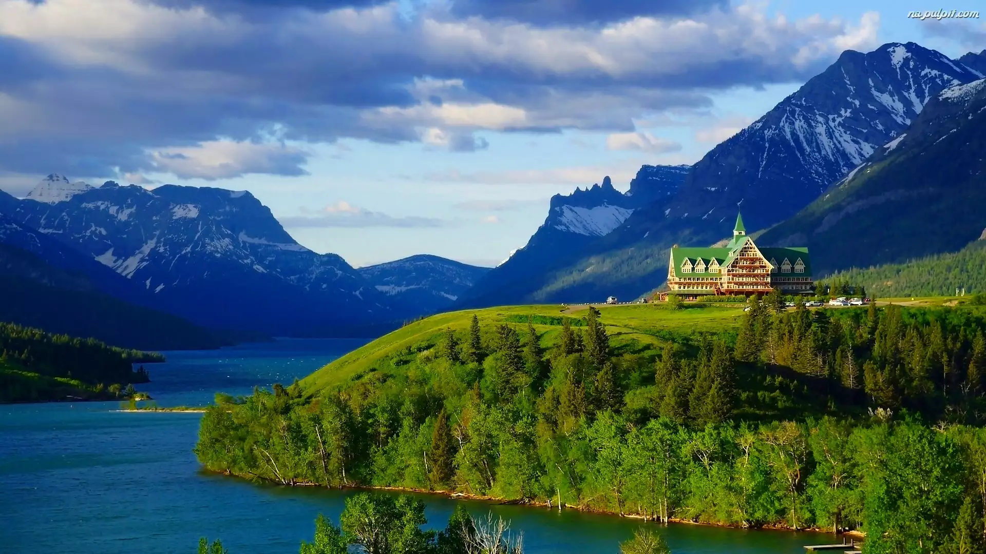 Hotel, Góry, Jezioro
