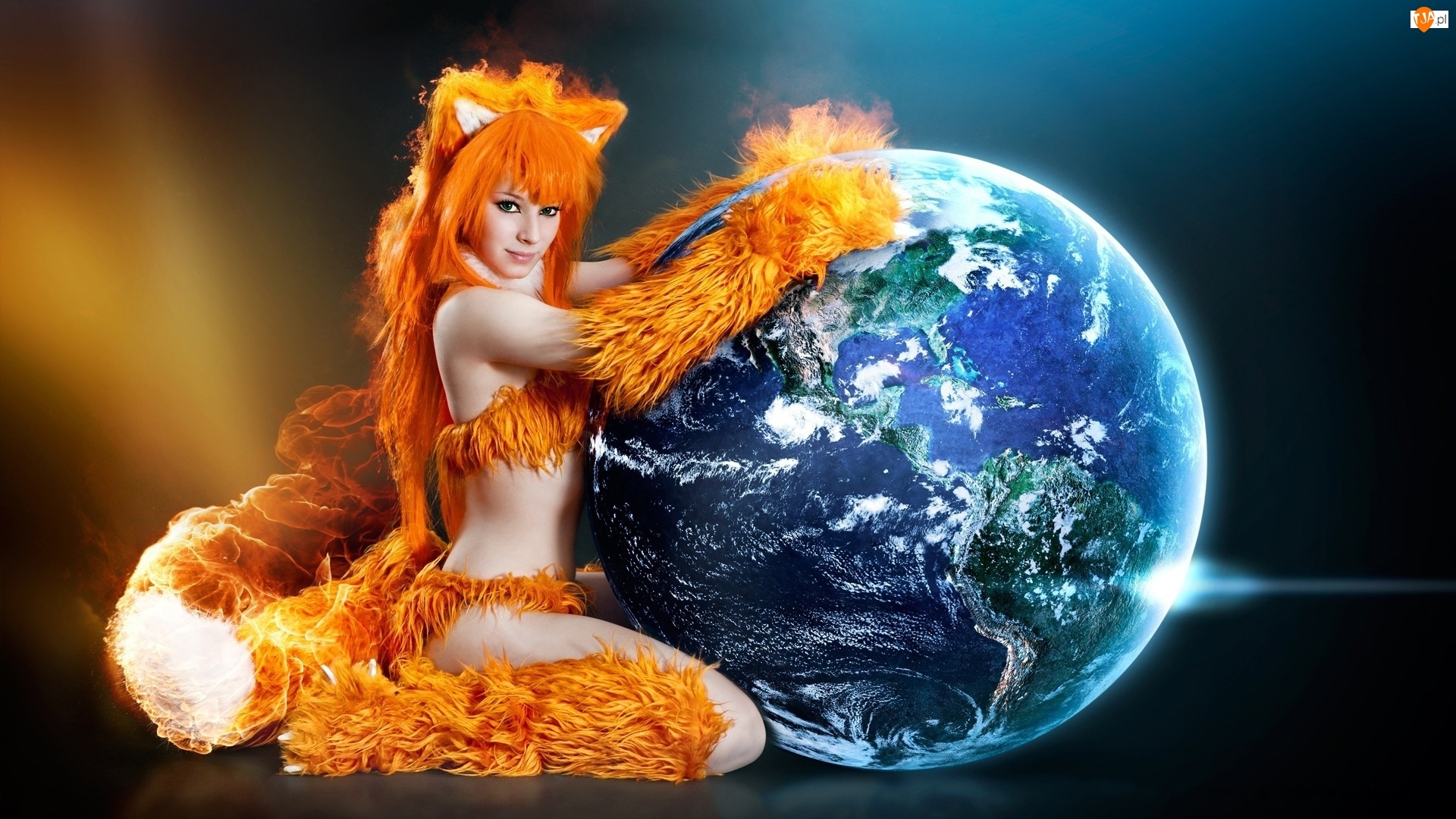 Firefox, Ziemia, Ruda, Kobieta