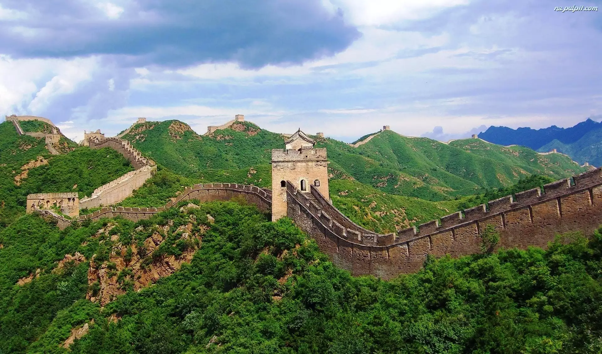 Panorama, Wielki Mur Chiński, Chiny