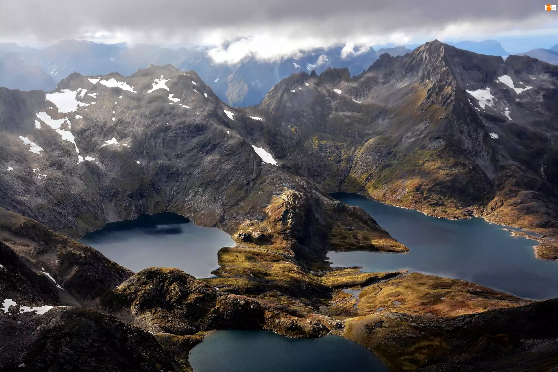 Mountain View, Jezioro, Norwegia, Góry