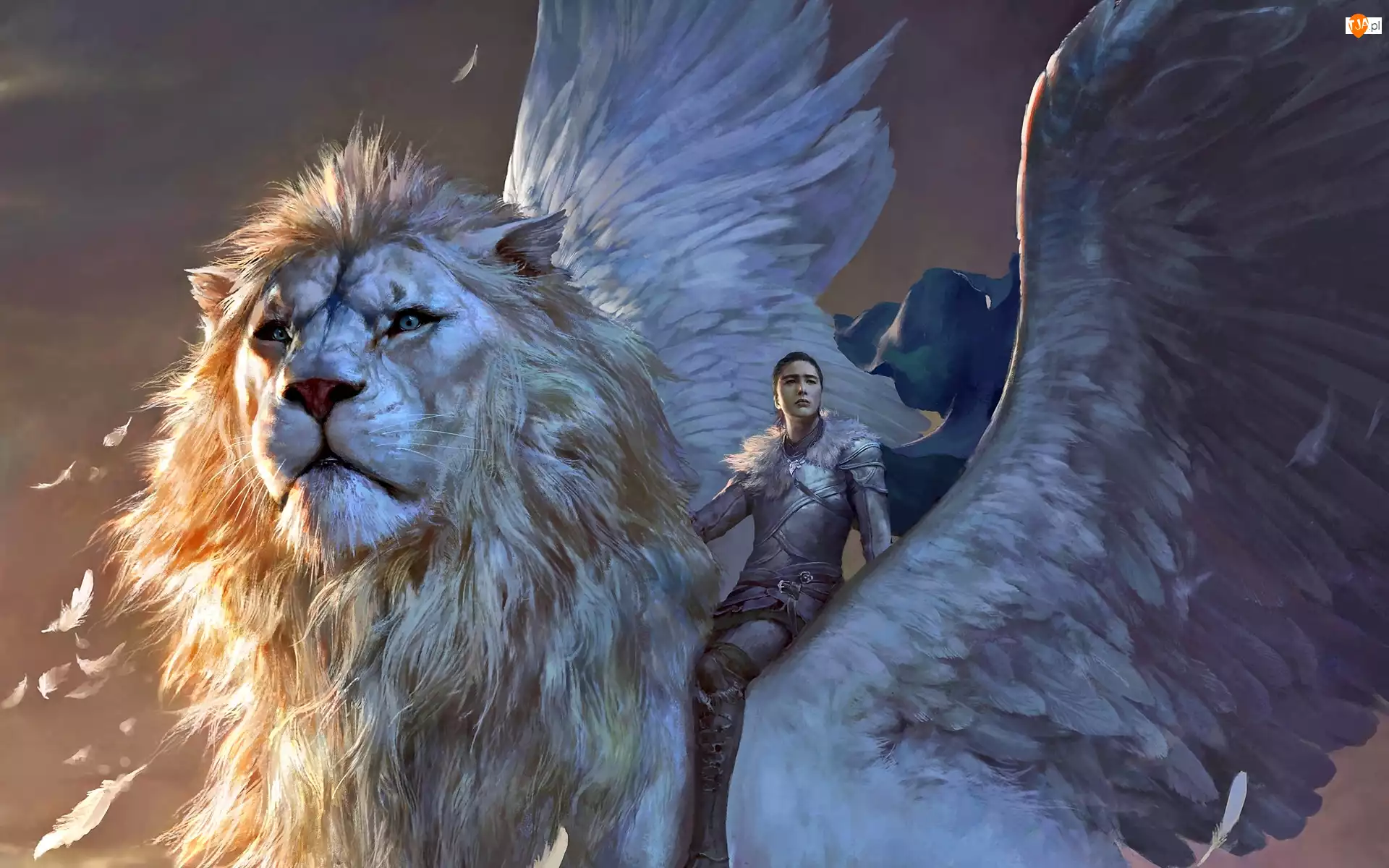 Legenda o walczących królestwach, Fantasy, Lew, Skrzydlaty, Film animowany