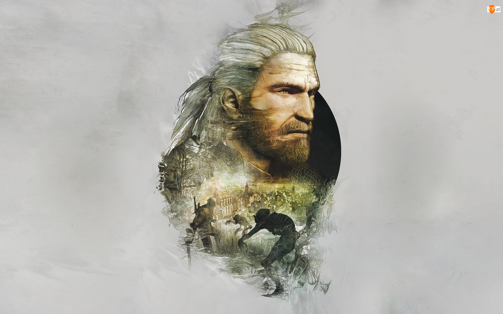 Mężczyzna, Geralt, Wiedźmin 3, Gra, Wojownik
