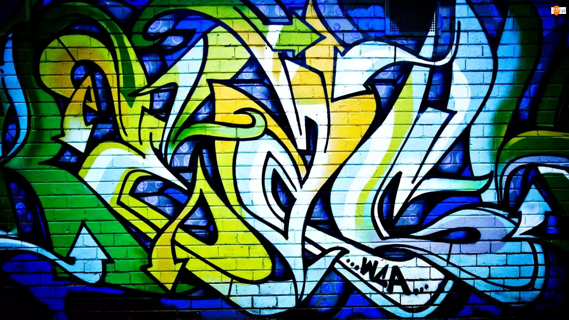 Cegły, Graffiti, Mur