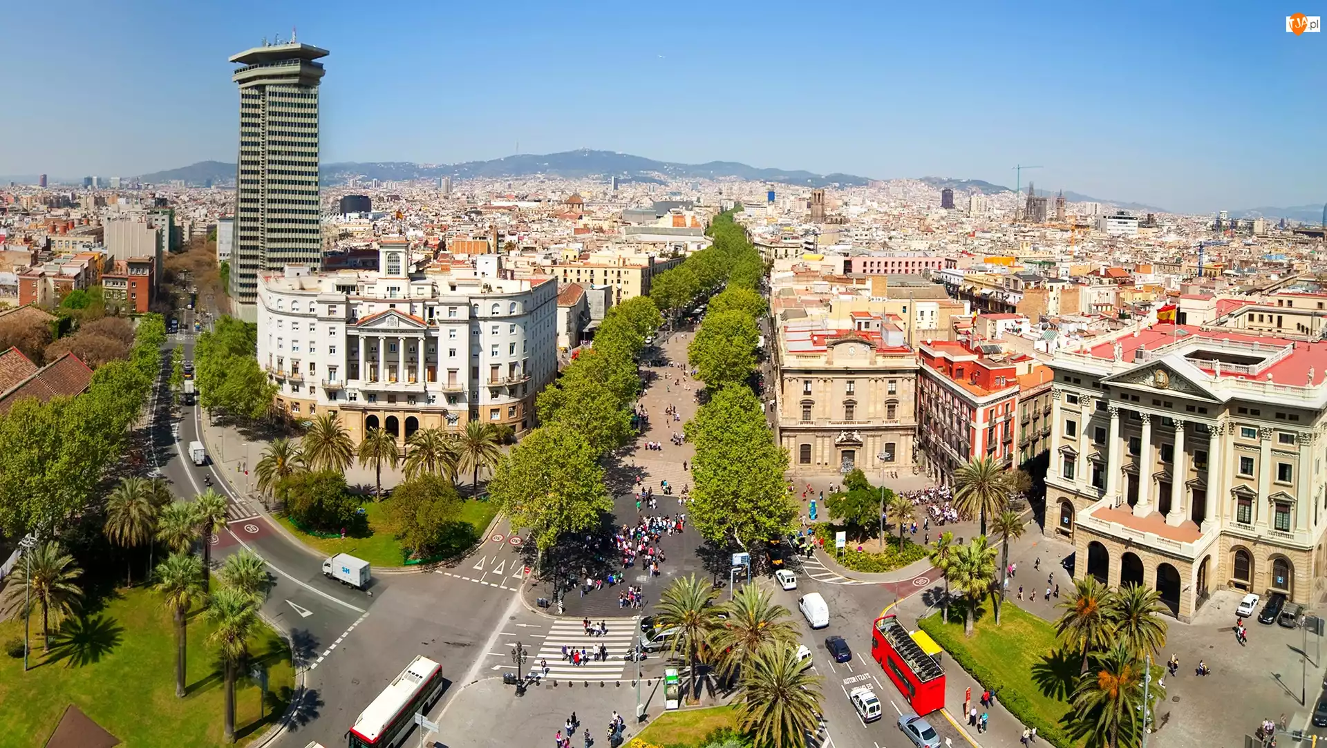 Ulica, Barcelona, Hiszpania, Miasto
