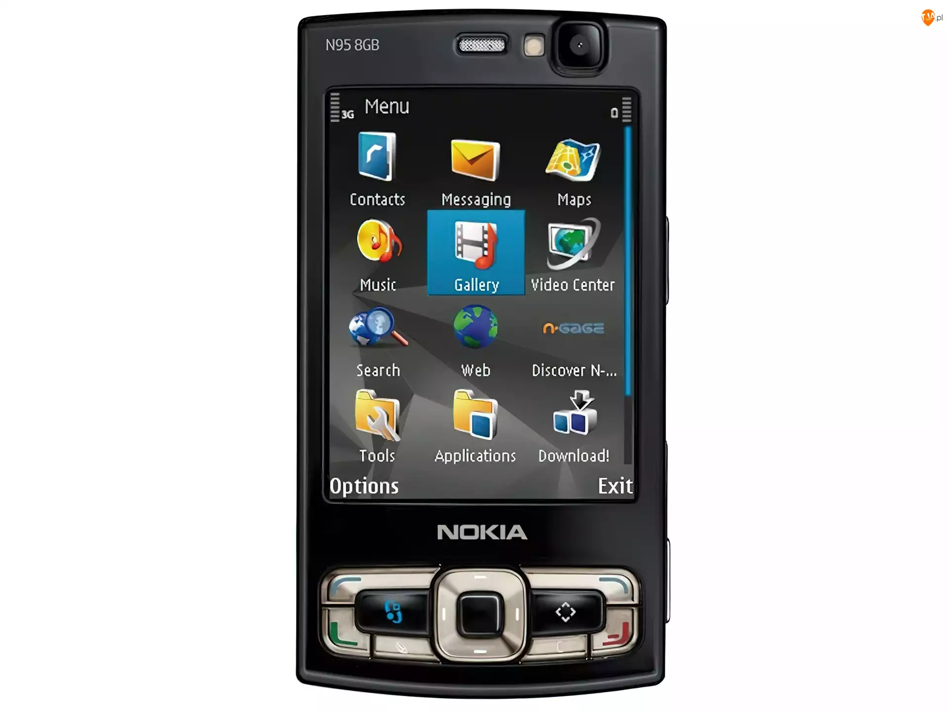 Obudowa, Nokia N95, Czarna