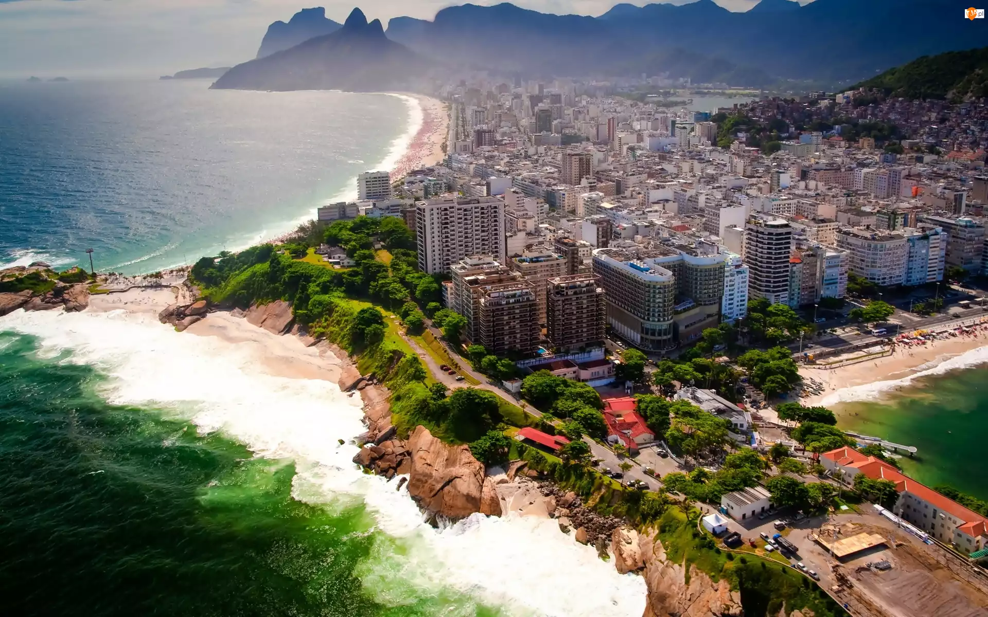 Miasto, Brazylia, Rio de Janeiro, Z Lotu Ptaka
