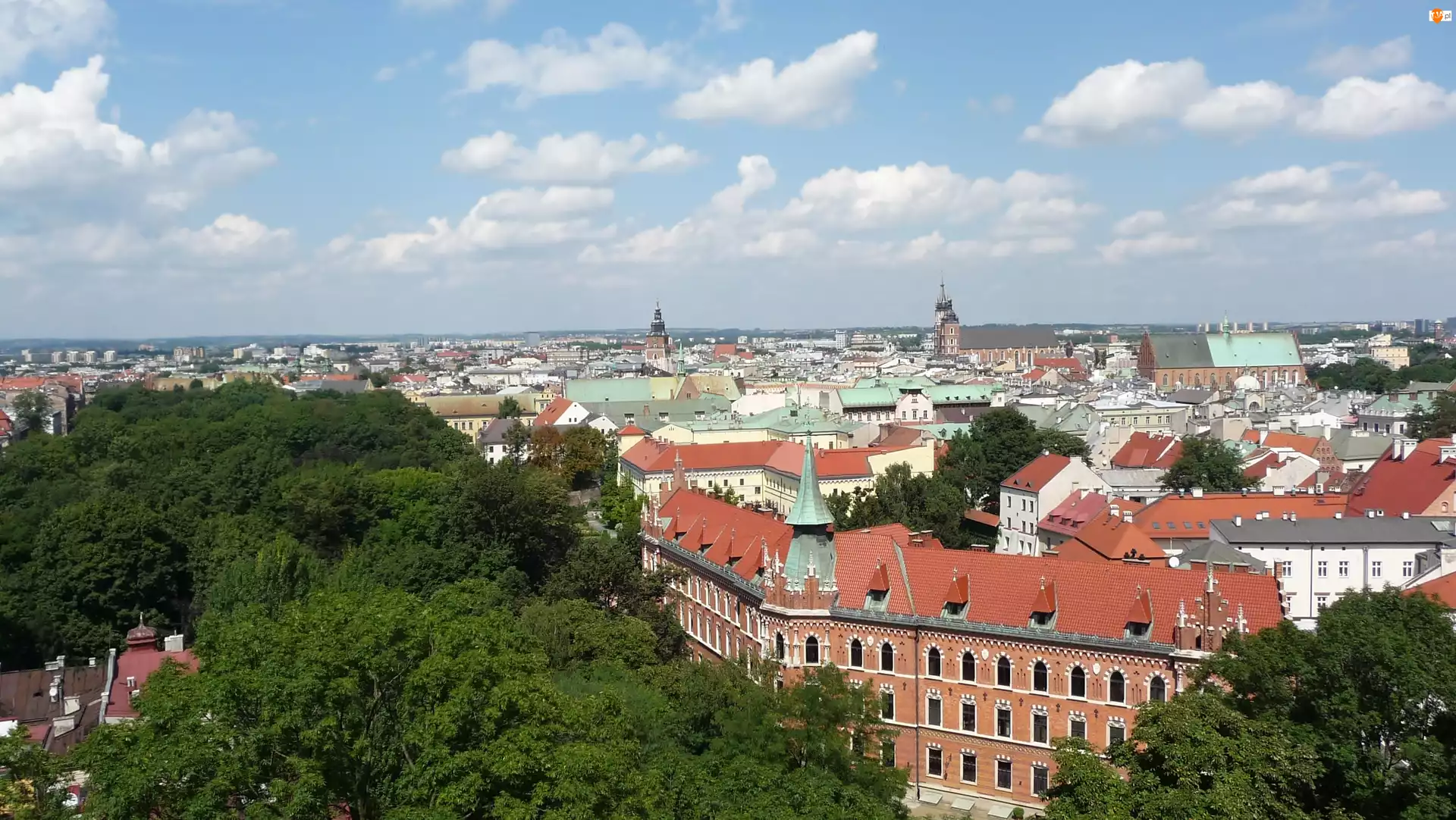 Panorama miasta, Polska, Kraków