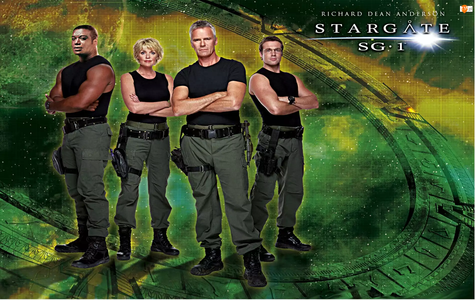 Stargate SG 1, Christopher Judge, Serial, Gwiezdne wrota, Michael Shanks, Richard Dean Anderson, Amanda Tapping
