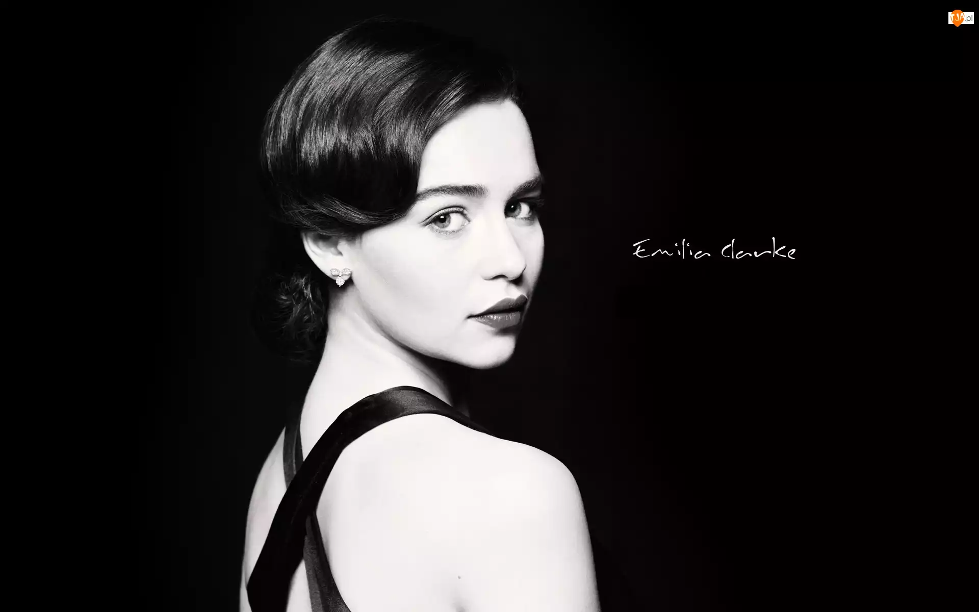 Kobieta, Czarno-Białe, Aktorka, Emilia Clarke