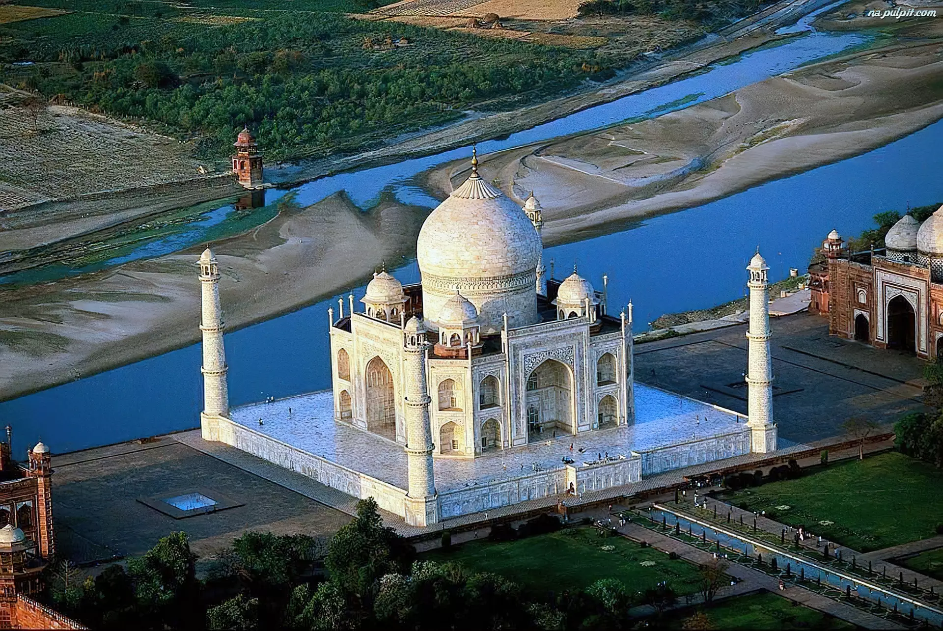 Indie, Taj, Mahal, Agra