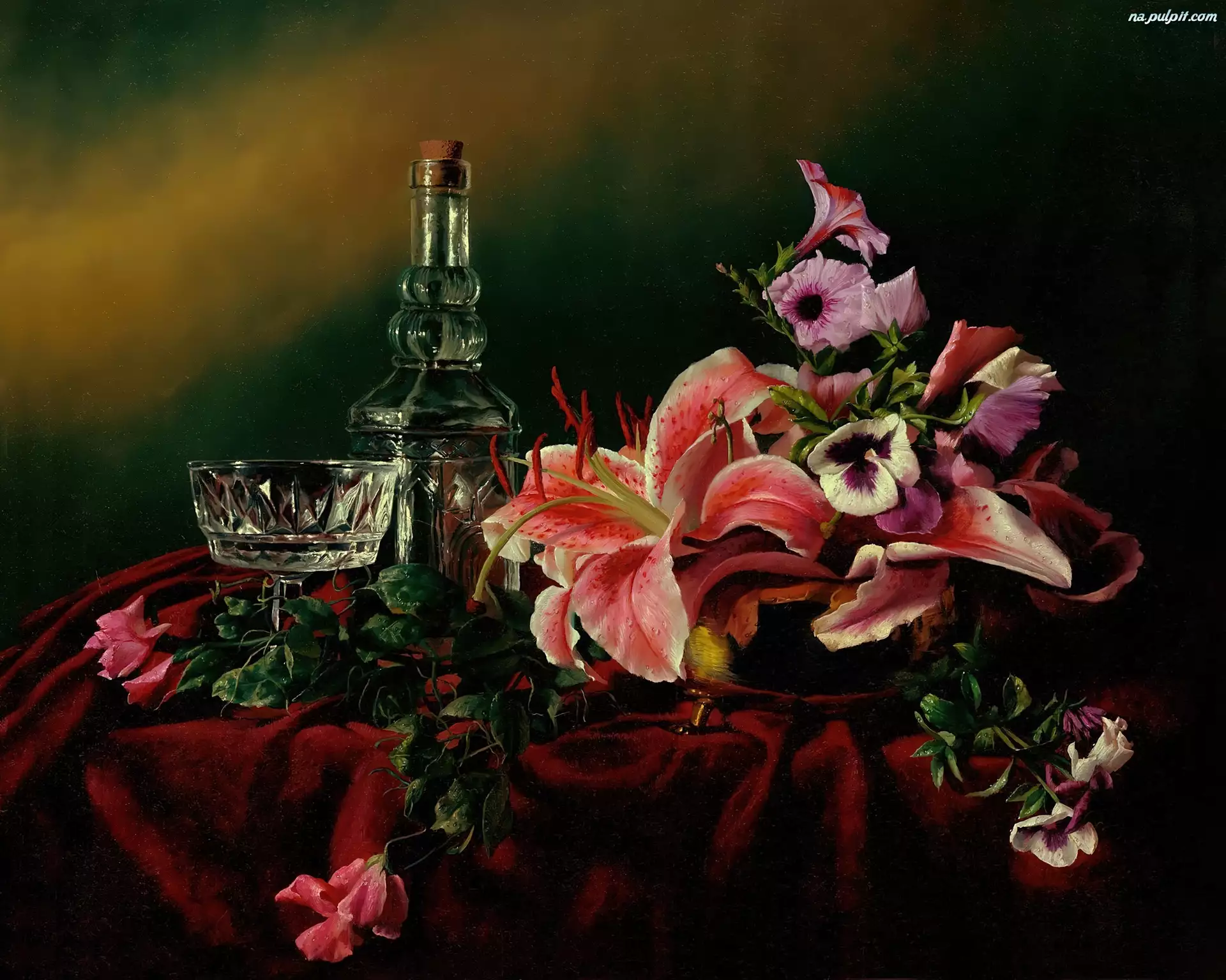 Obraz, Aleksiej Antonow, Bukiet Kwiatów