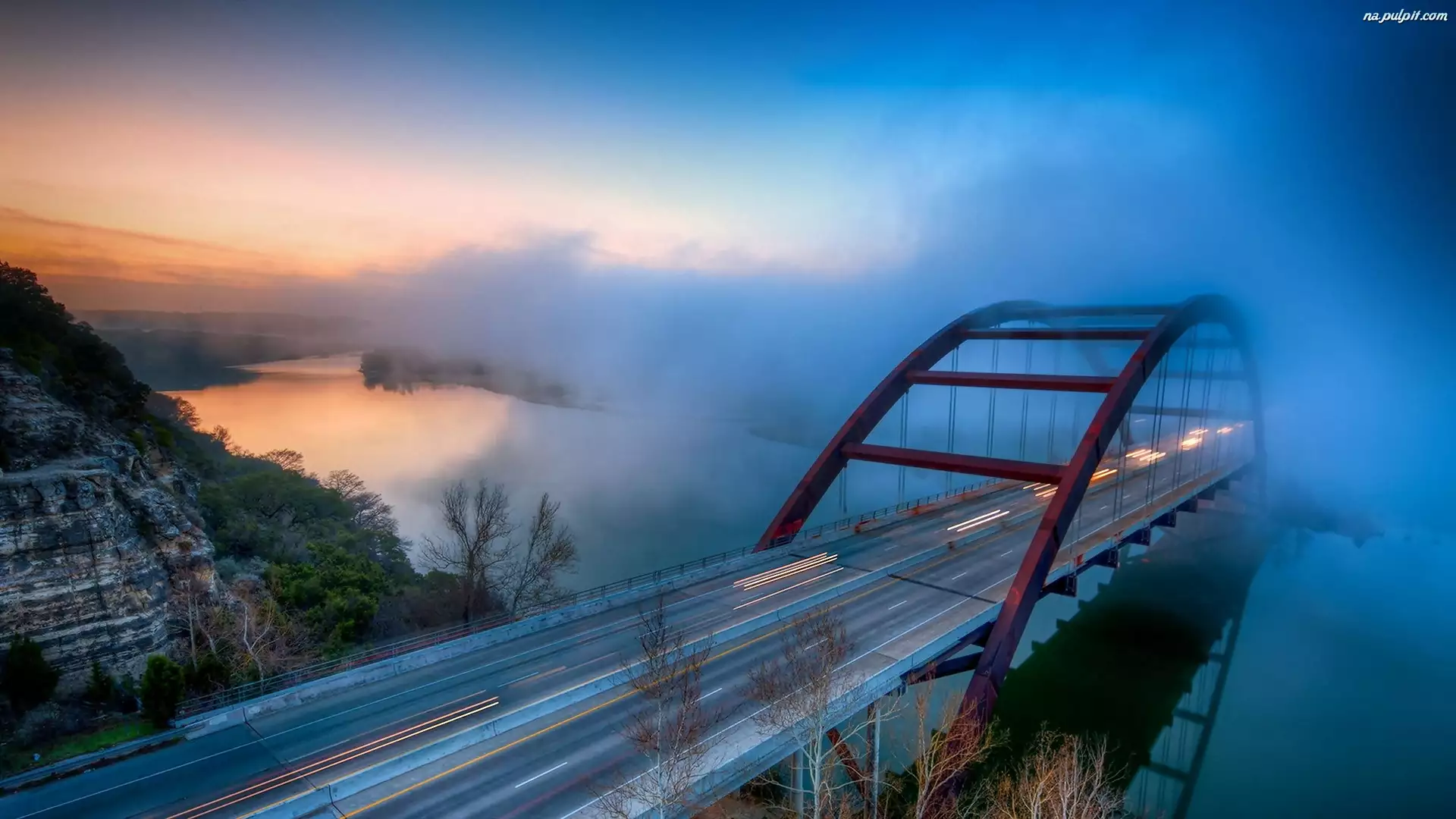 Most, Mgła, Stany Zjednoczone, Rzeka, Austin, Pennybacker