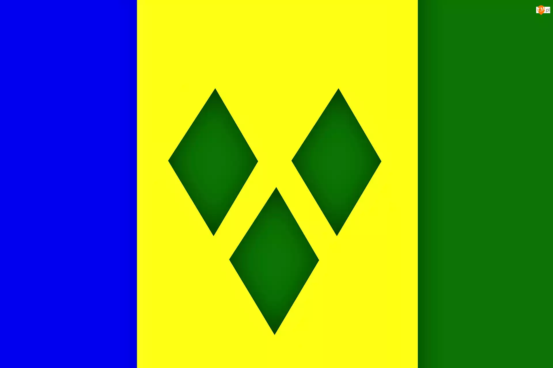 Flaga, I Grenadyny, Saint, Vincent