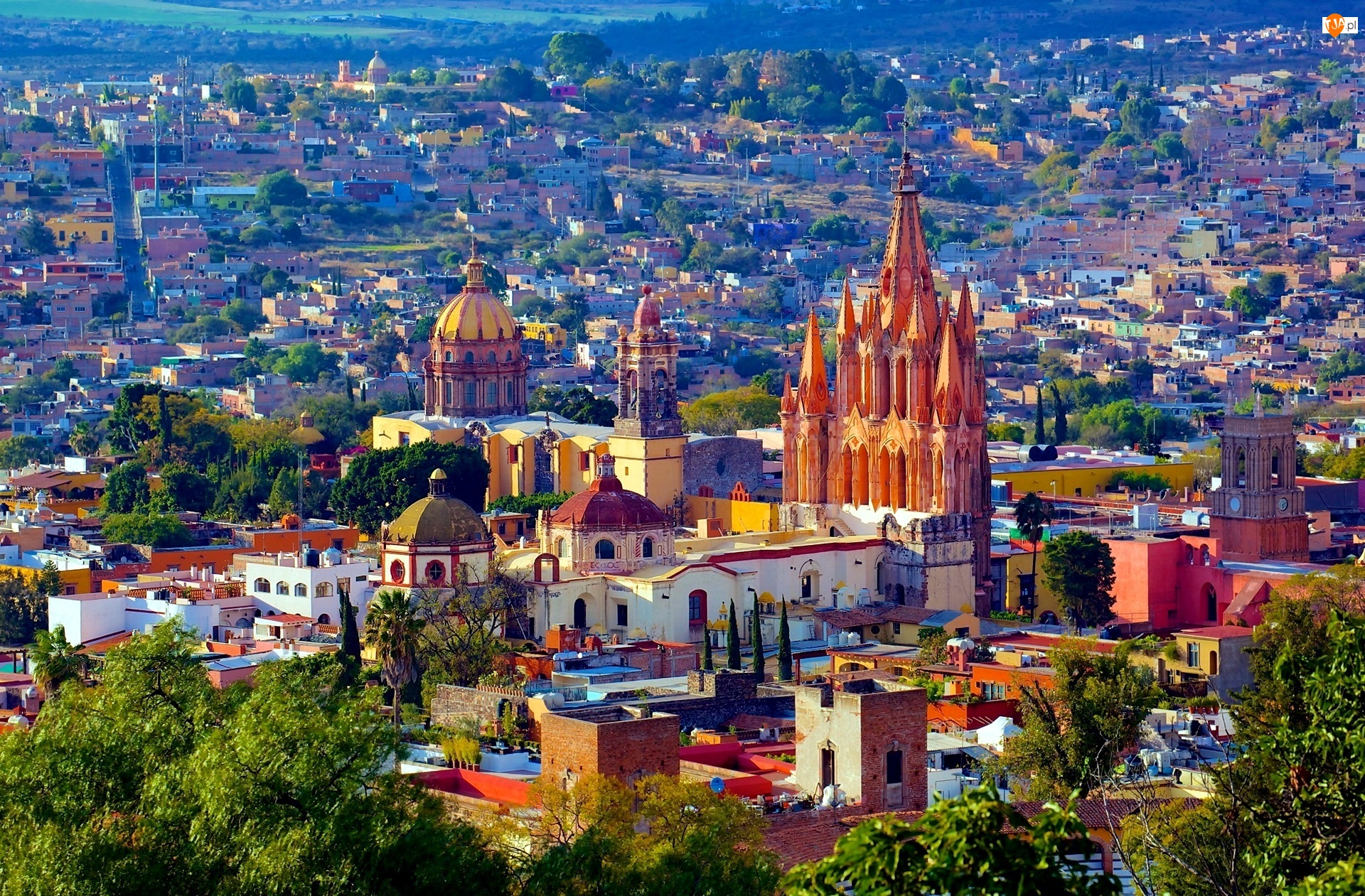 Meksyk, Panorama Miasta, San Miguel De Allende