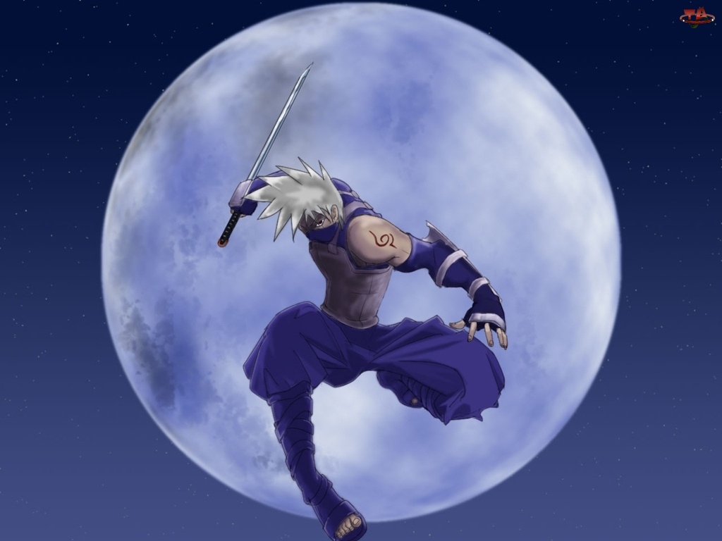 księżyc, Naruto, miecz