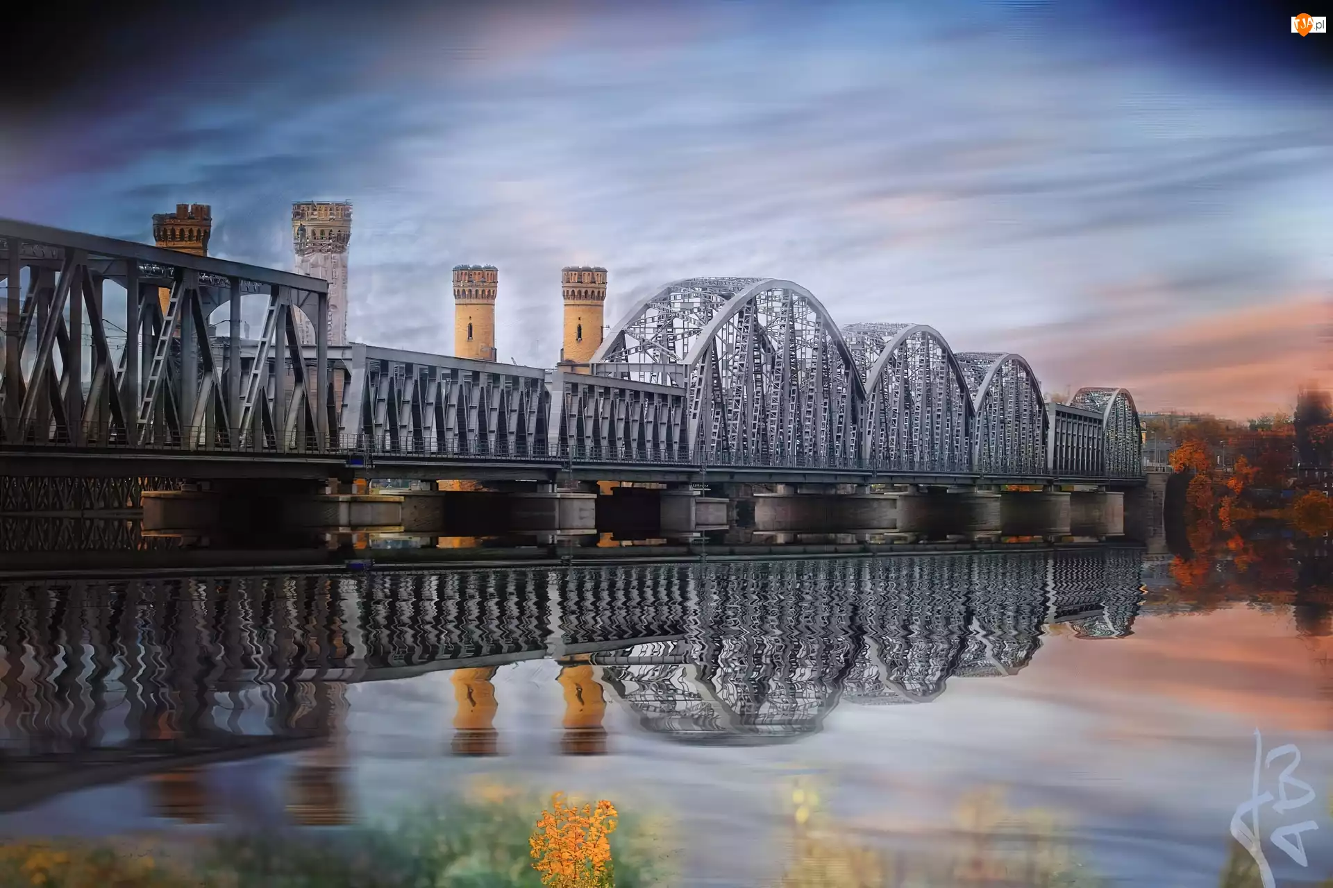 Odbicie, Polska, Most, Tczew, Rzeka