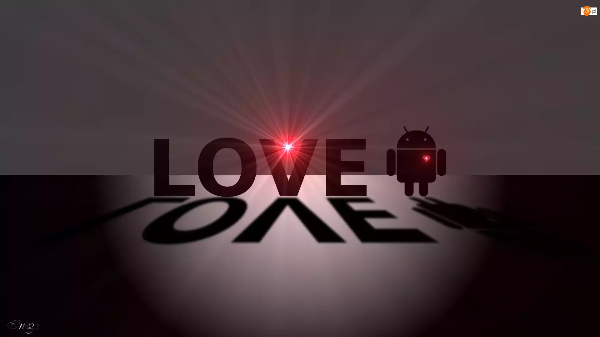 Miłość, Android, Napis