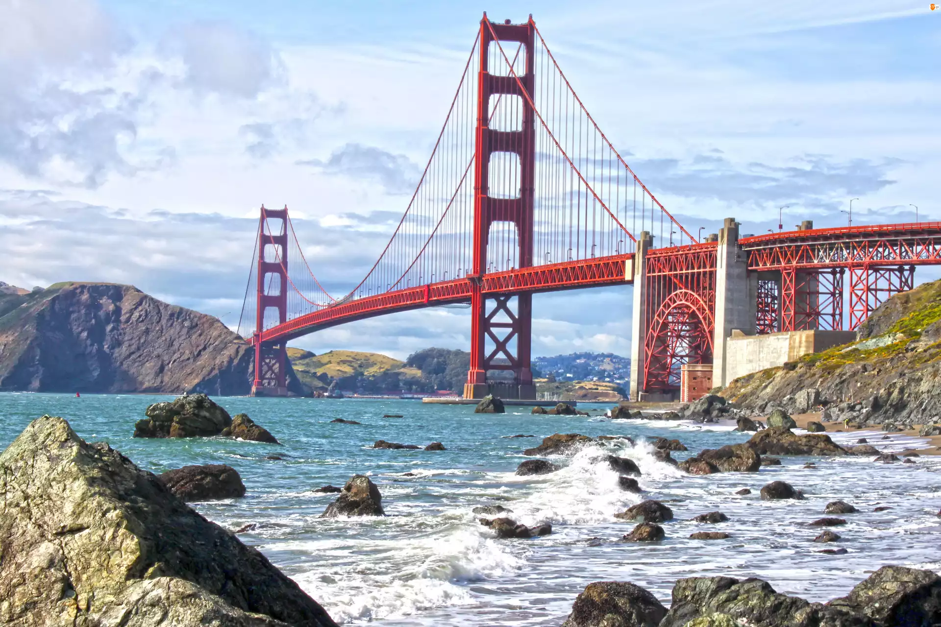 Most, USA, Golden Gate, San Francisco