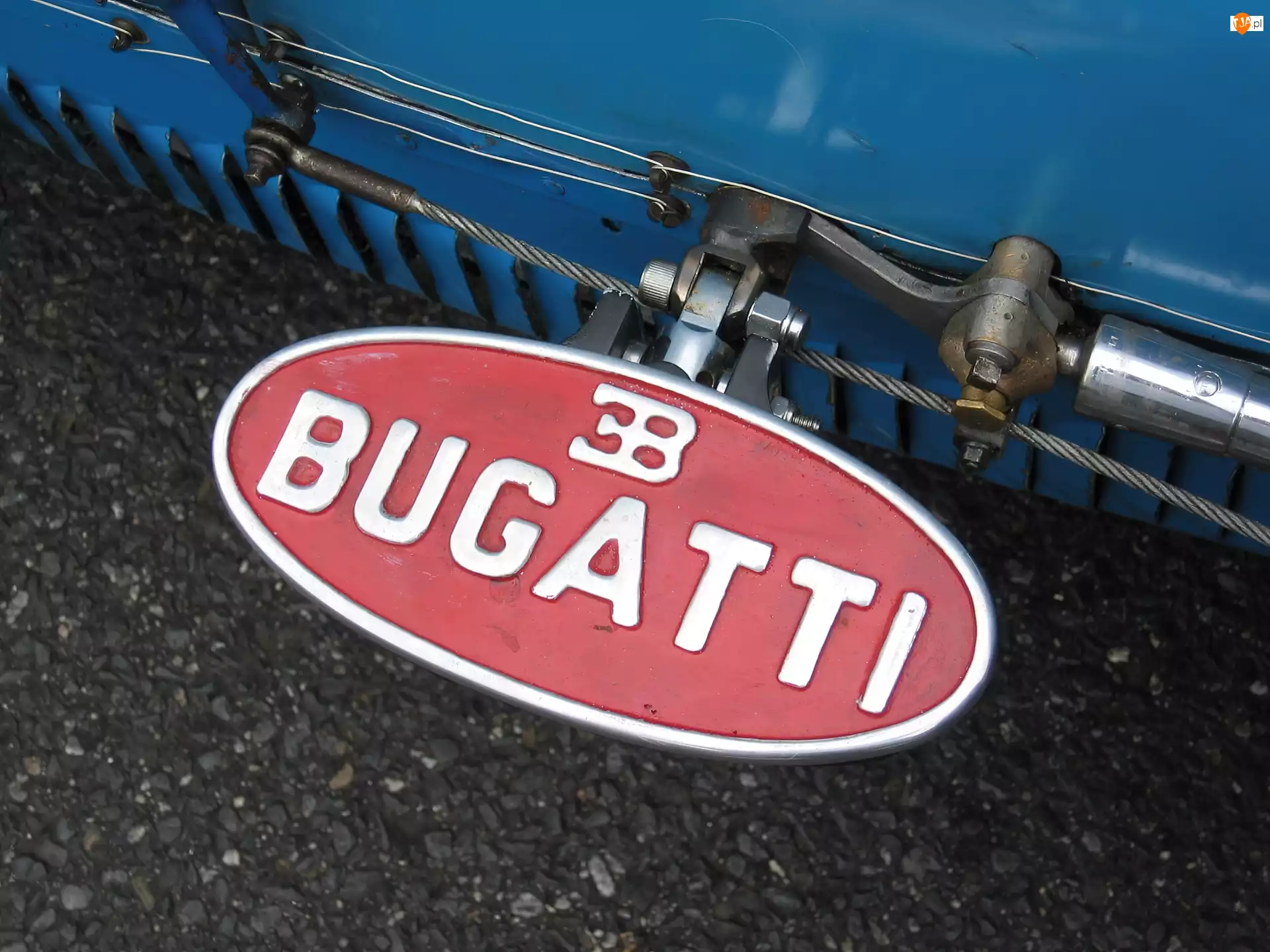 Bugatti, tablica rejestracyjna