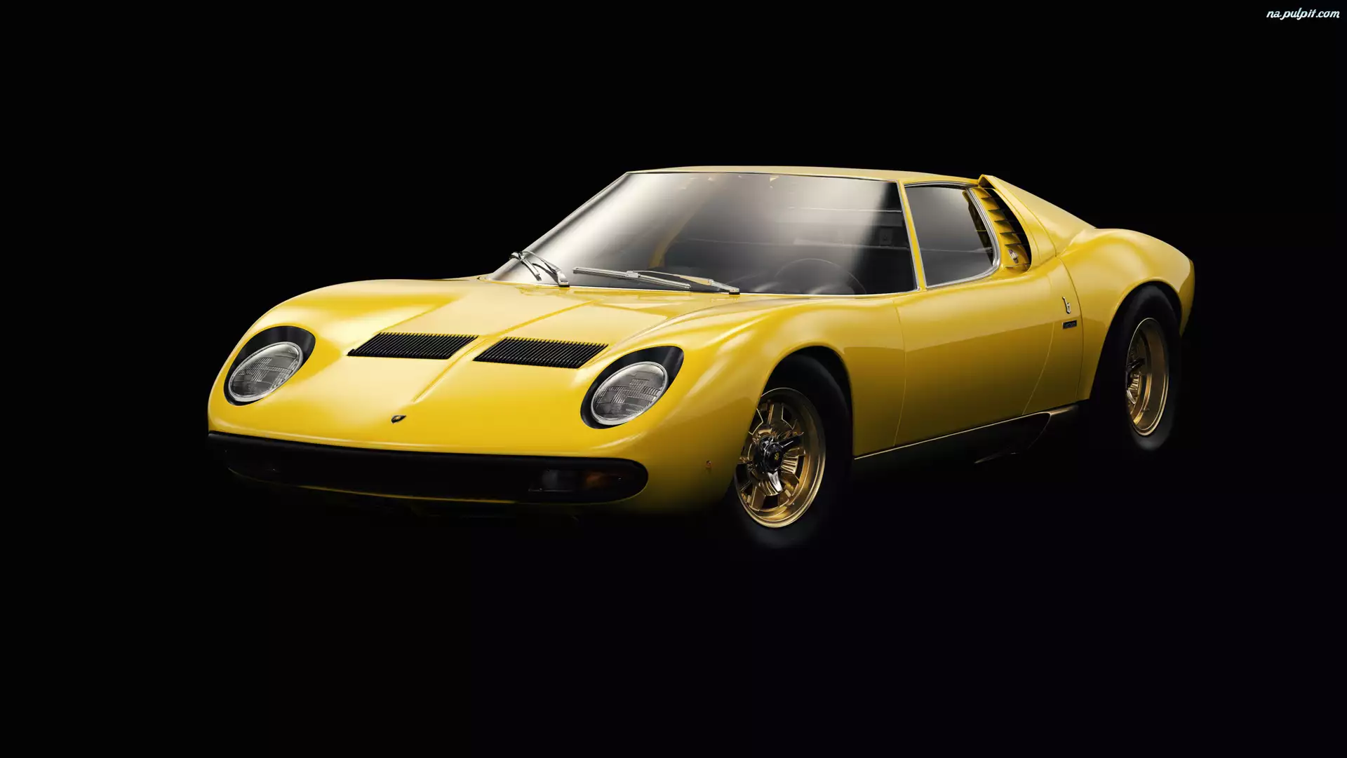 1971, Żółty, Lamborghini Miura P400 SV
