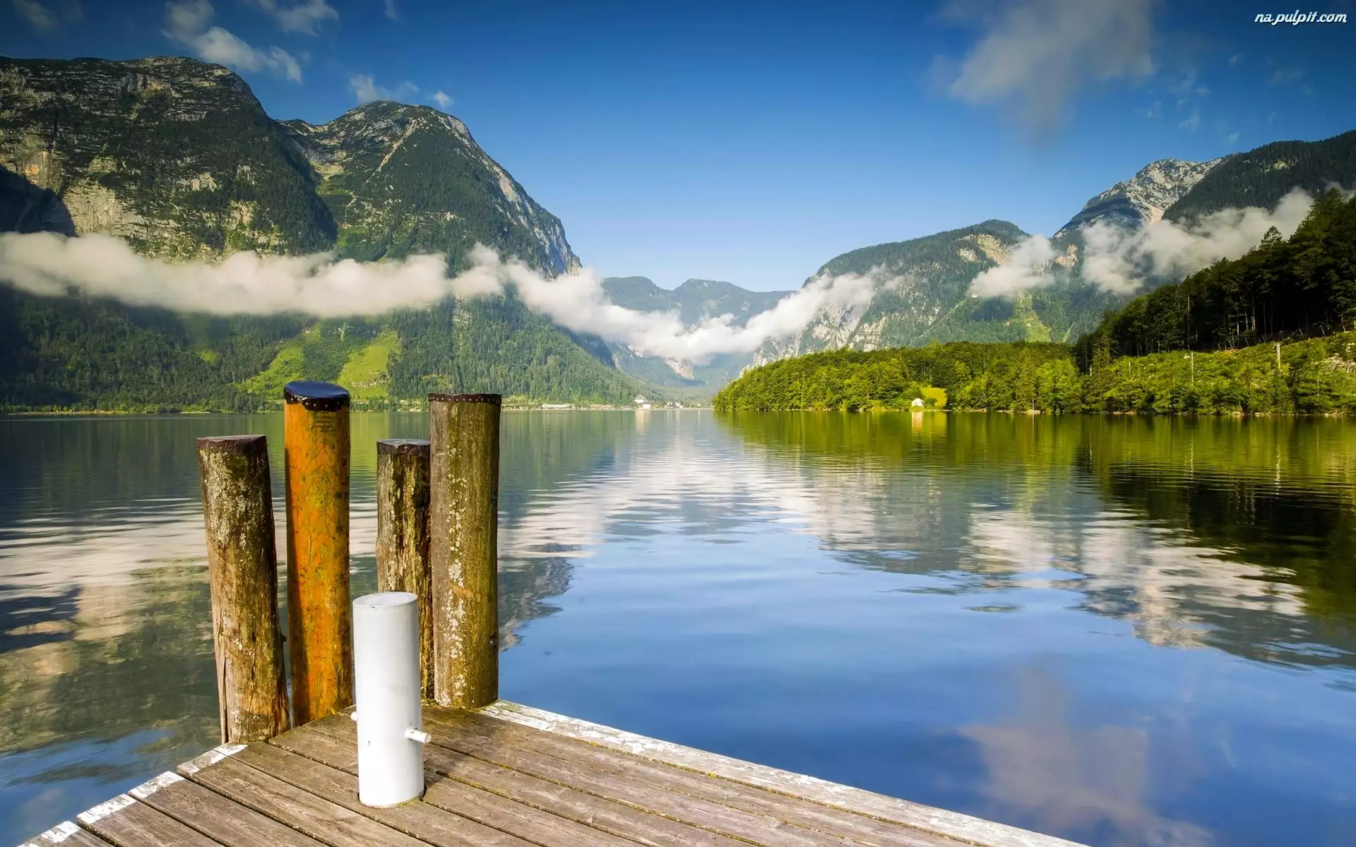 Austria, Jezioro Hallstatt, Góry Alpy