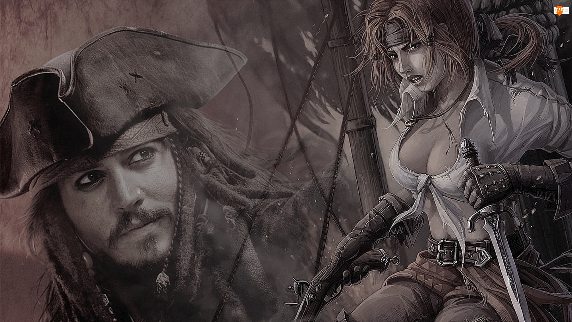 Johnny Depp, Film, Piraci z Karaibów, Pirat