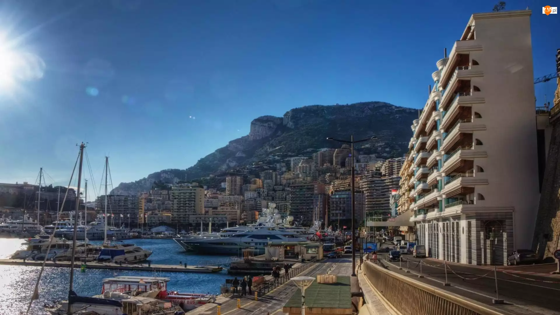 Jachty, Monako, Miasto, Monte Carlo, Morze