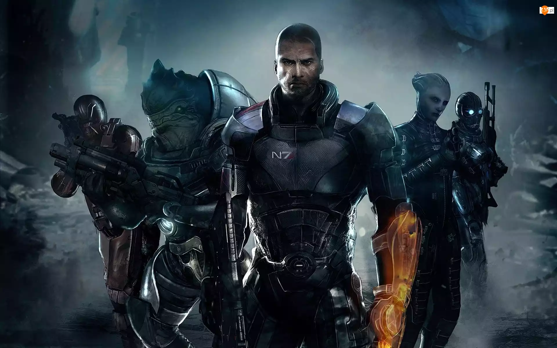 Komandor porucznik Shepard, Gra, Mass Effect
