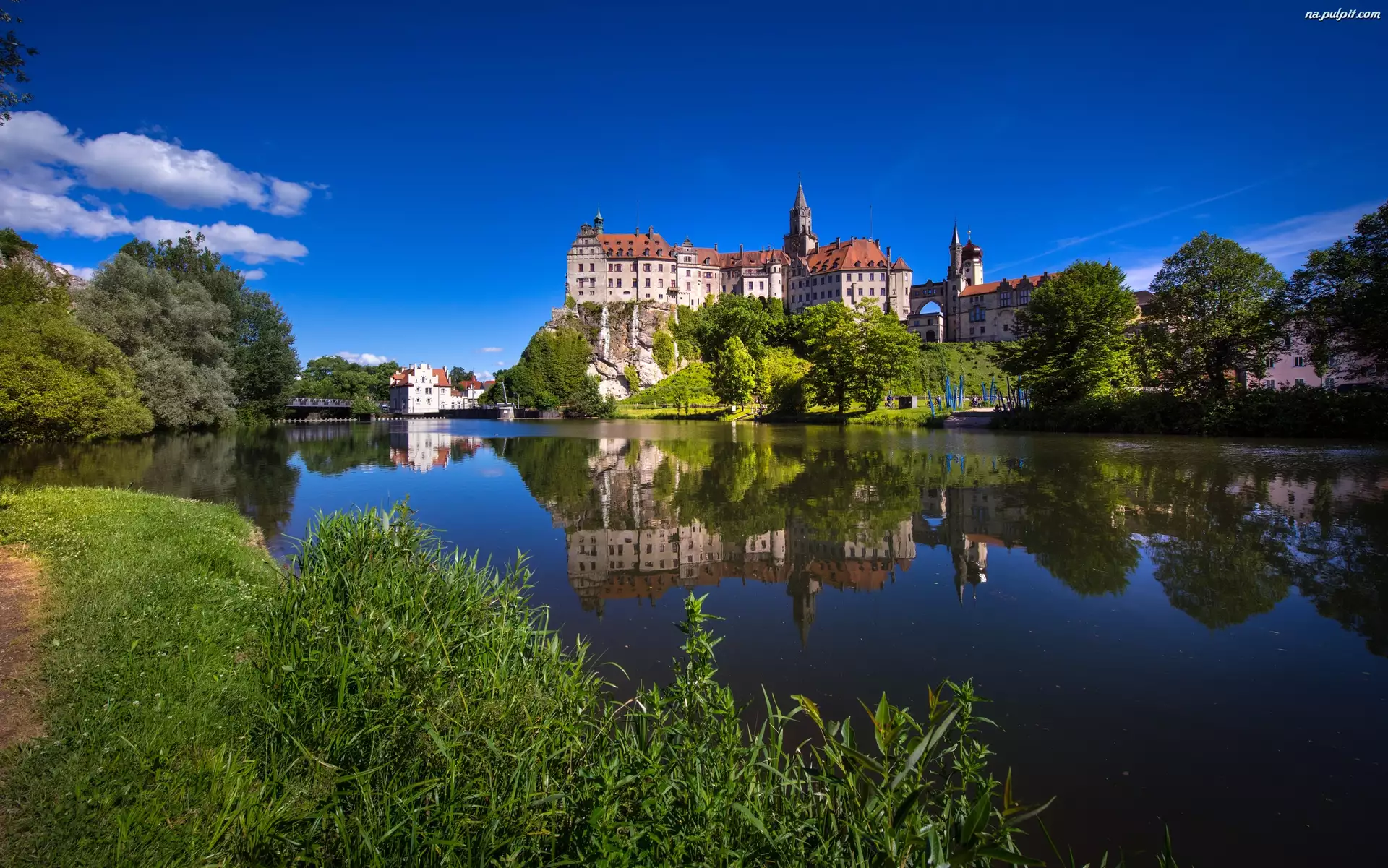 Rzeka Dunaj, Niemcy, Zamek Sigmaringen