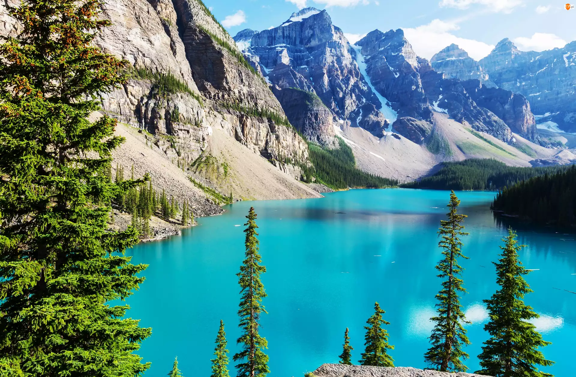 Góry, Kanada, Jezioro Louise, Park Narodowy Banff
