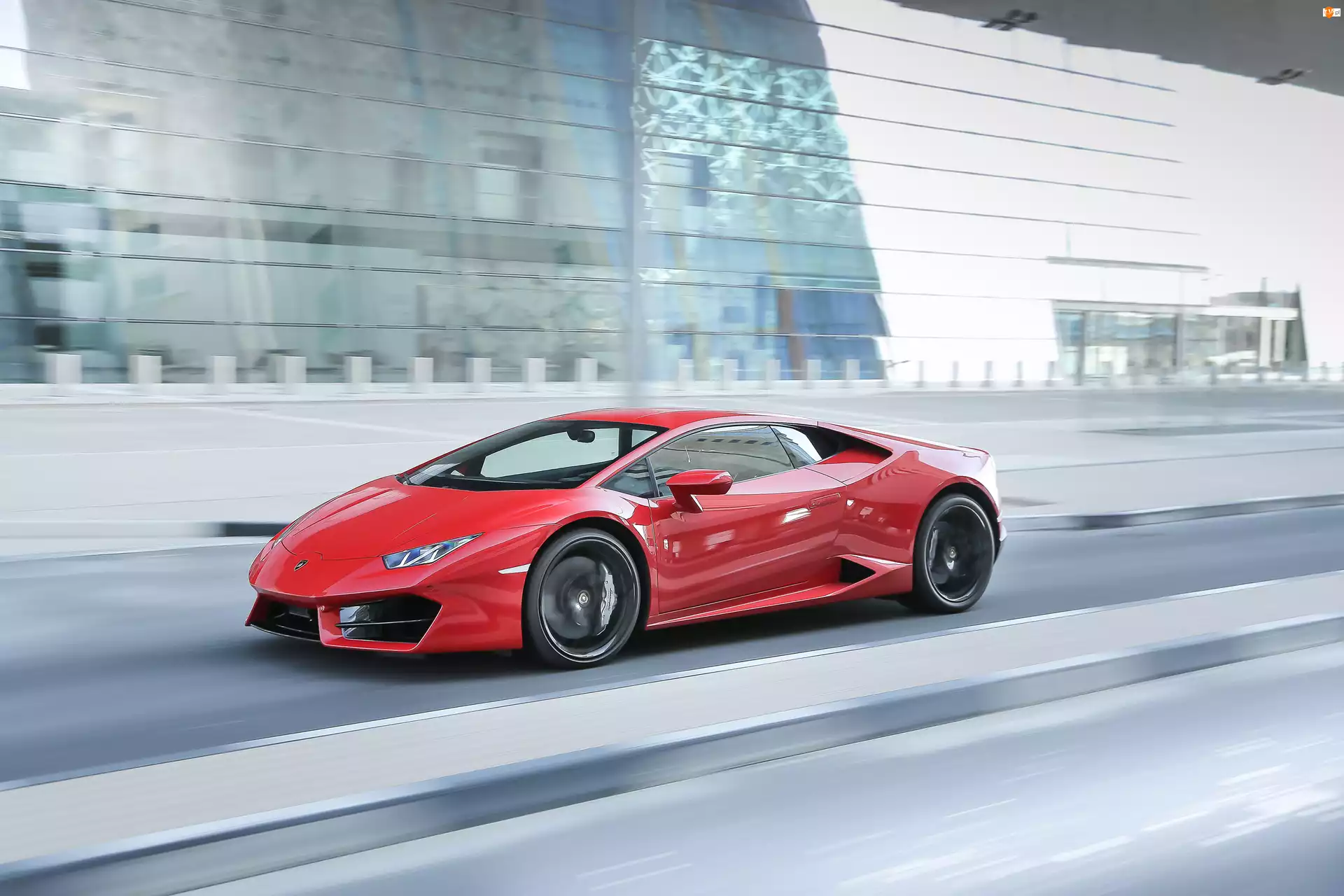2015, Czerwone, Lamborghini LP 580-2 Huracan