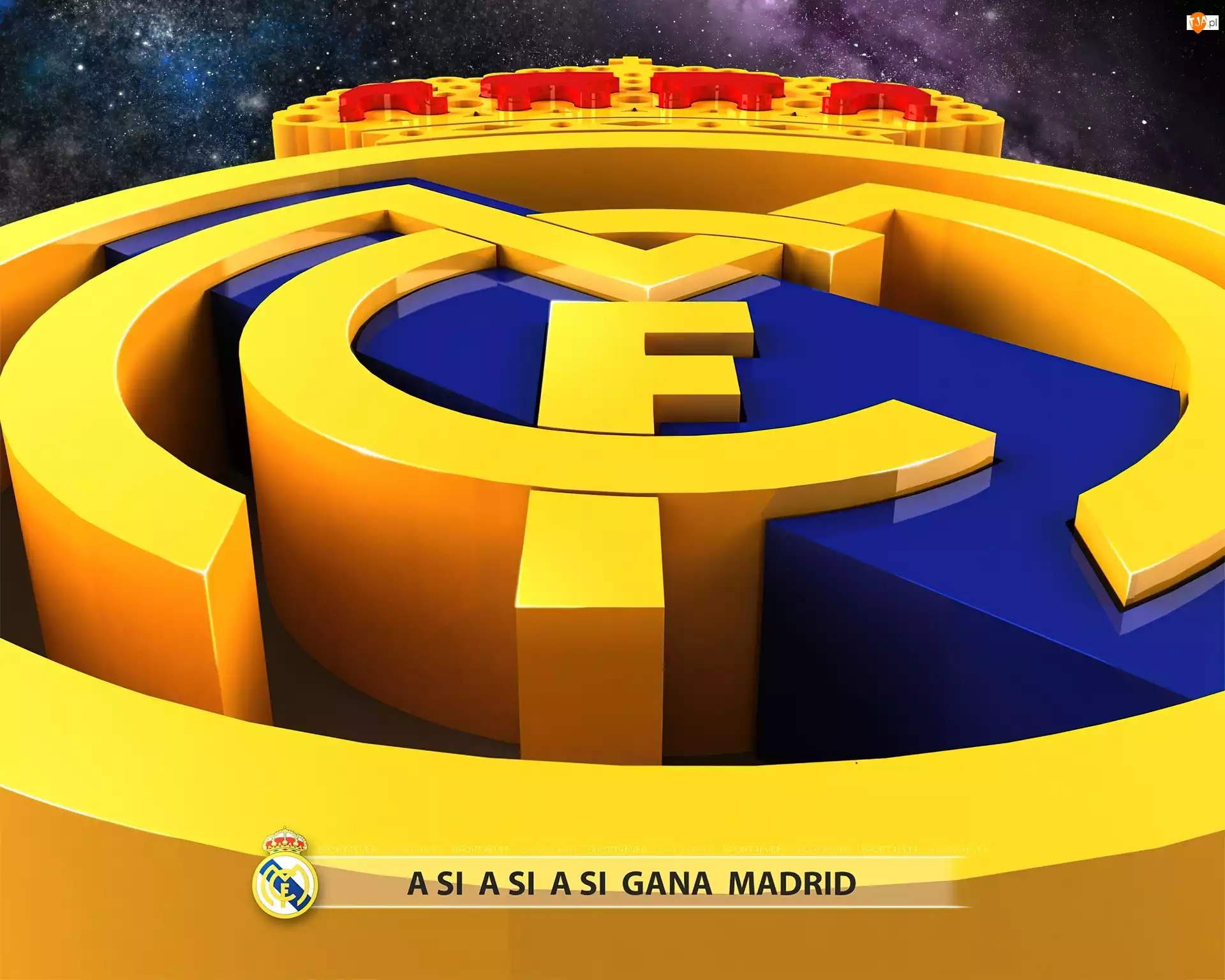 Zbliżenie, Real Madryt, Duże, Logo