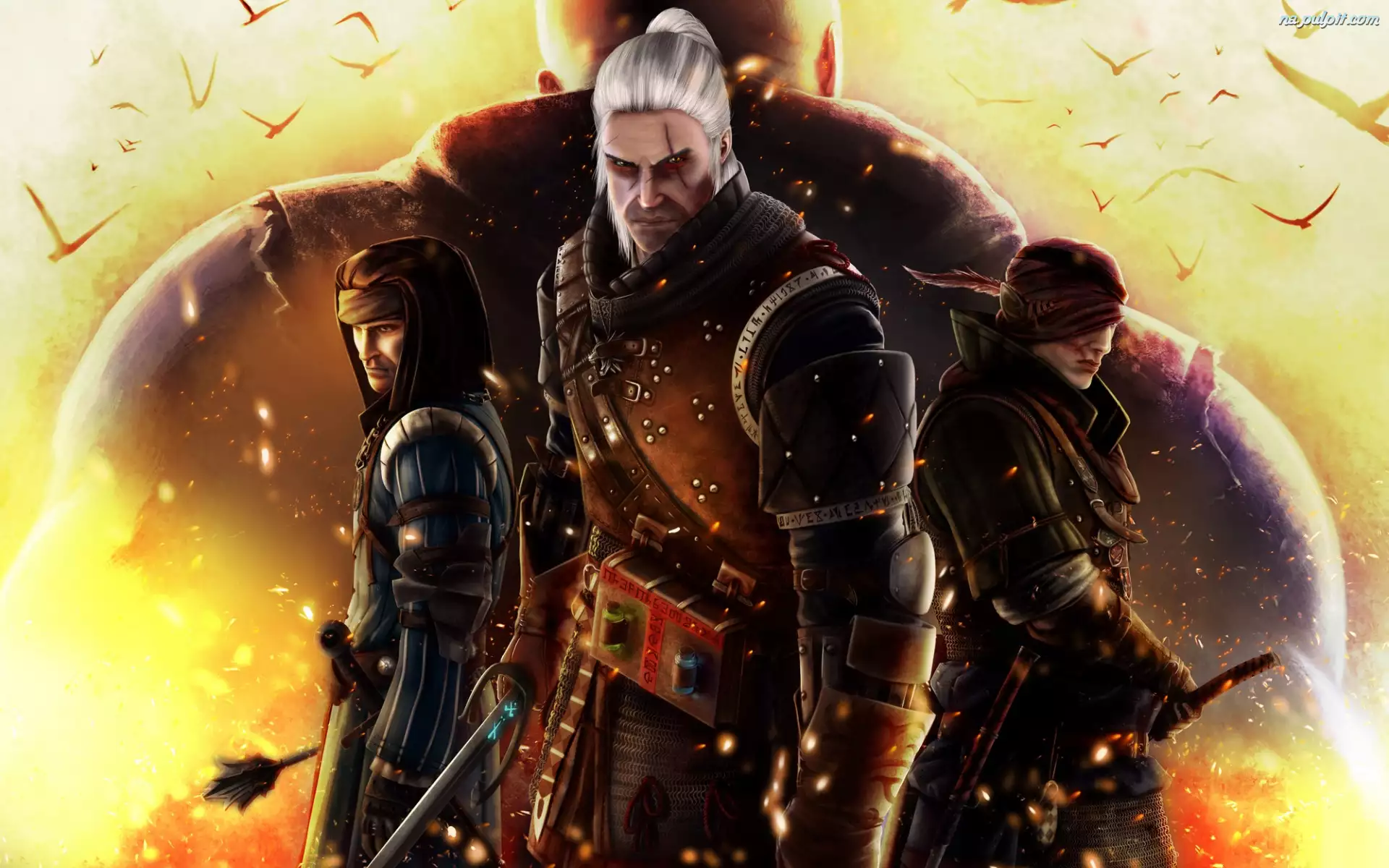 Wiedźmin 2 : Zabójcy królów, Iorveth, Vernon Roche, Geralt z Rivii