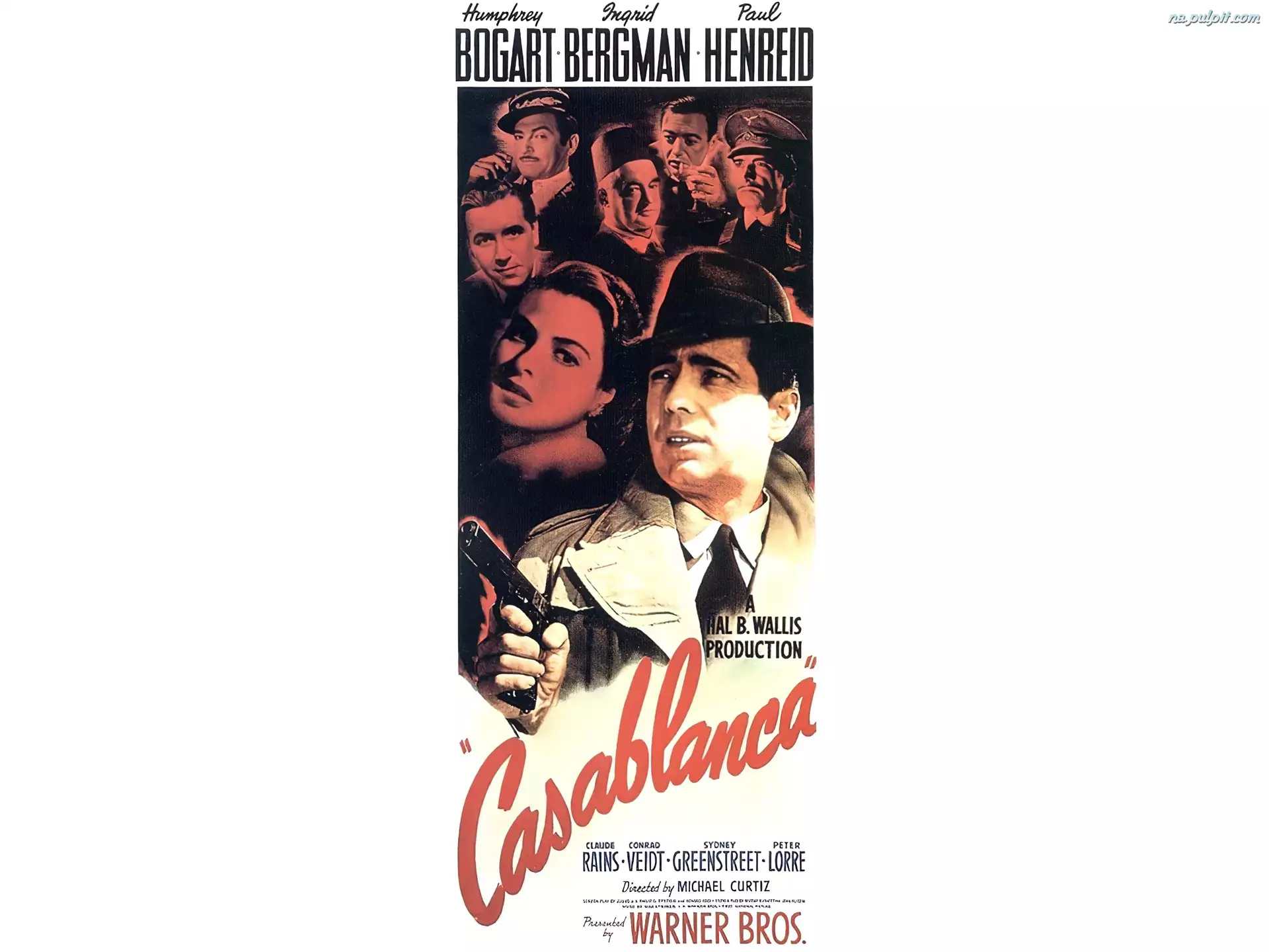 pistolet, Casablanca, okładka